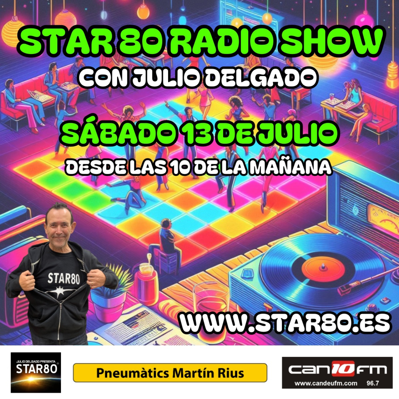 Star 80 del 13 de julio de 2024 (edición 483 en Can10fm) episode artwork