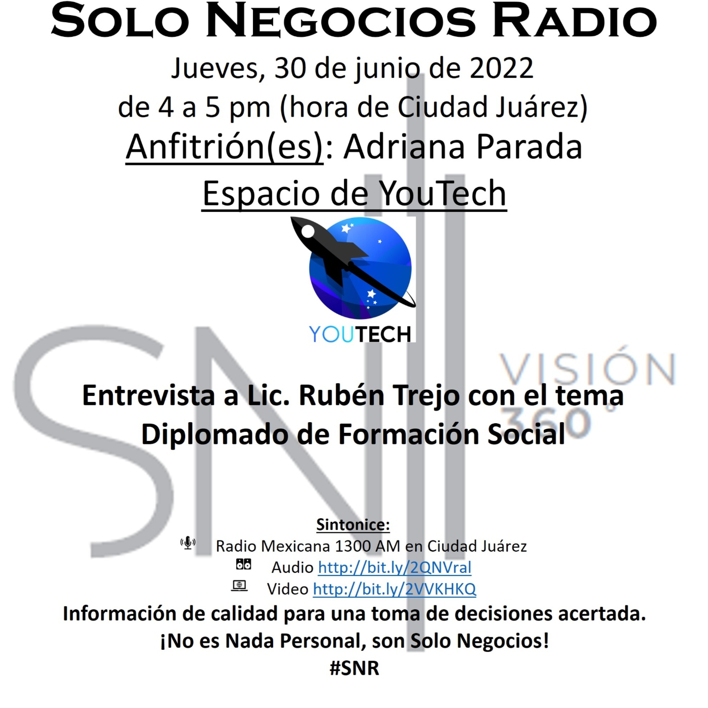 [SNR-30/06/22] Diplomado de Formación Social