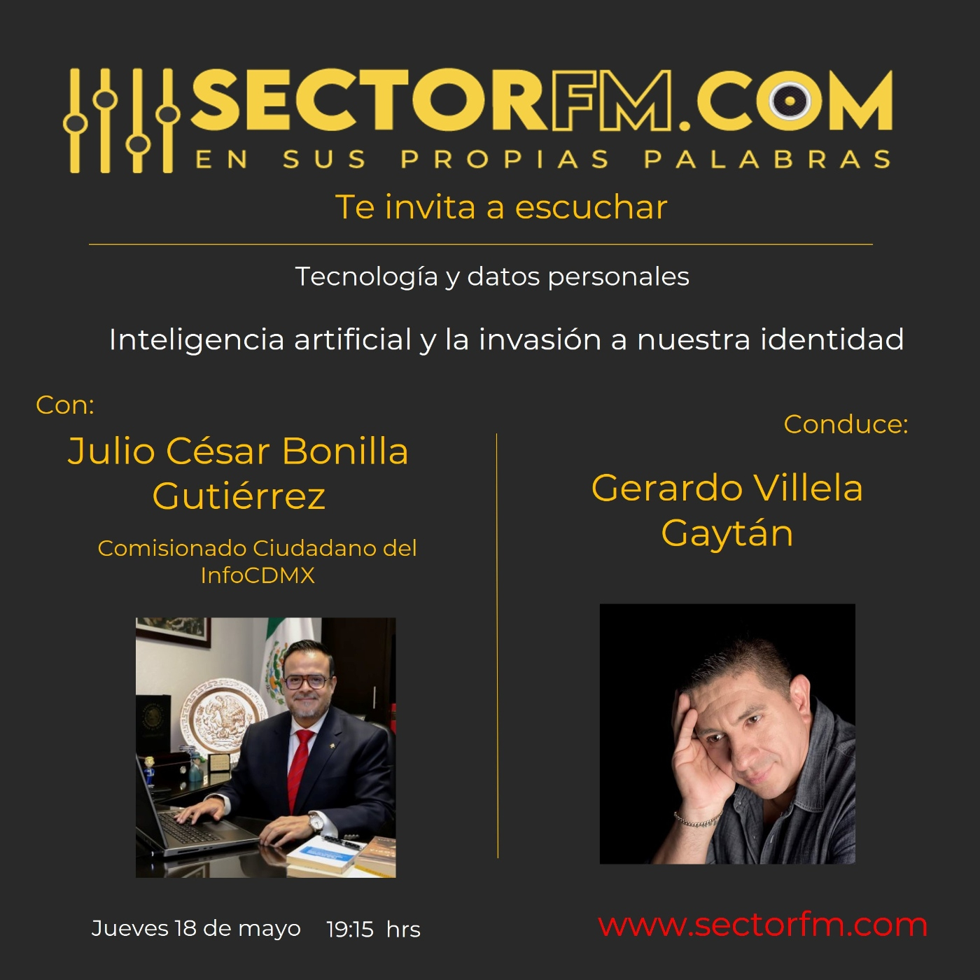 IA y protección de datos personales con Julio César Bonilla Gutiérrez - Info CDMX 18-05-23 episode artwork