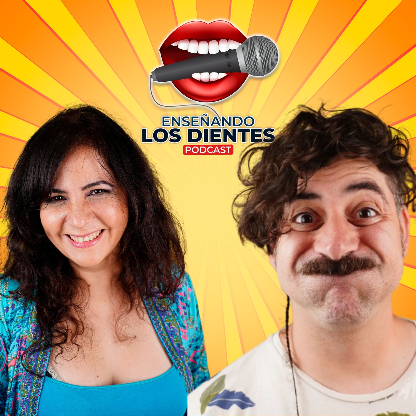 Enseñando los dientes