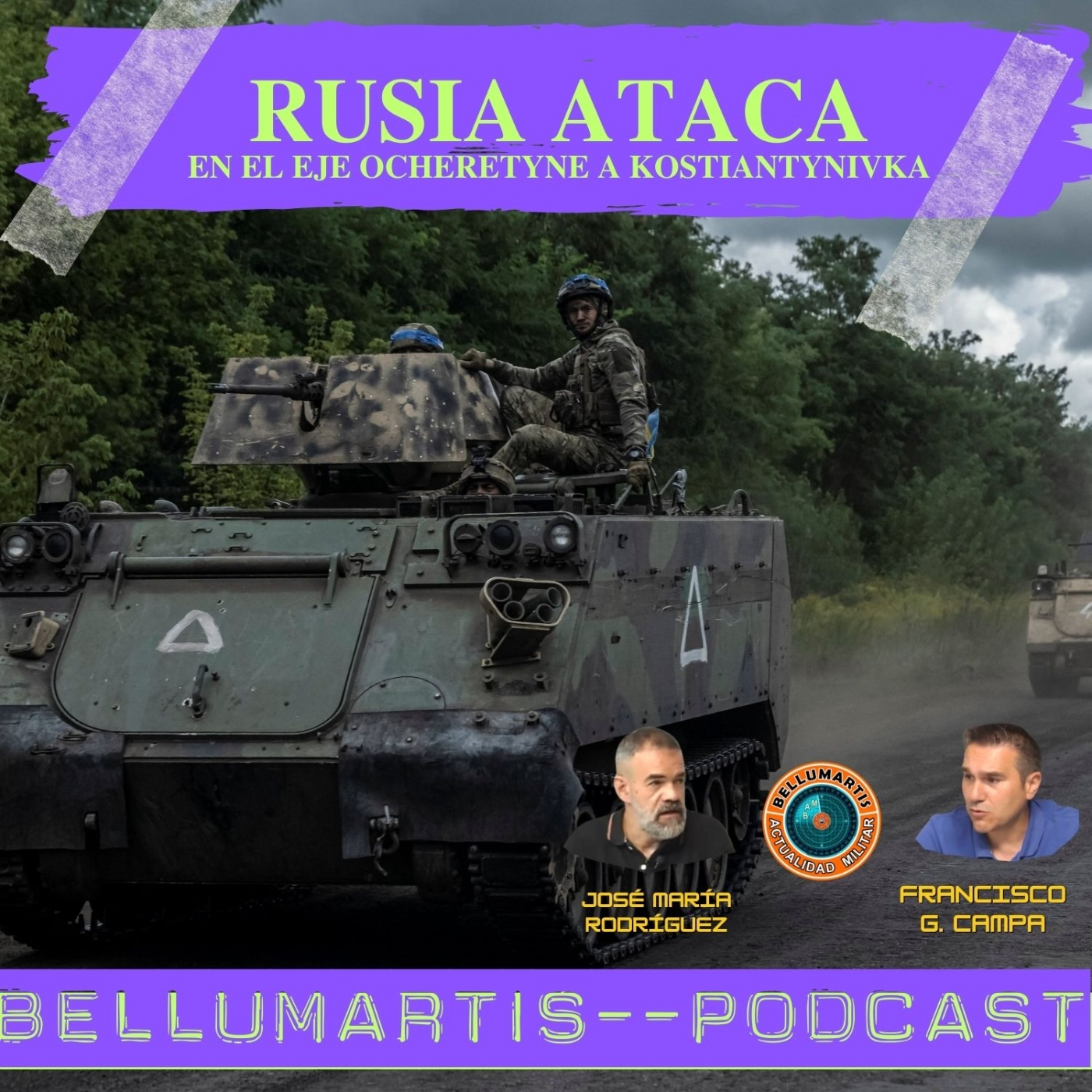 RUSIA ATACA EN EL EJE OCHERETYNE A KOSTIANTYNIVKA: Lucha por el control de Donetsk