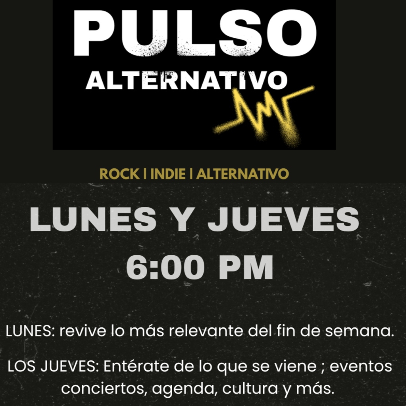 Pulso Alternativo S2E15 | Agenda del fin 5 al 8 de marzo episode artwork