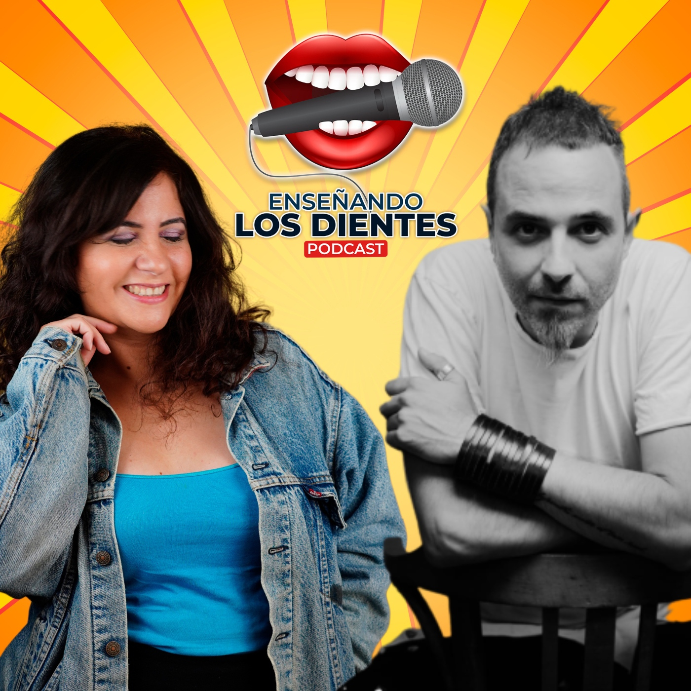 Enseñando los dientes