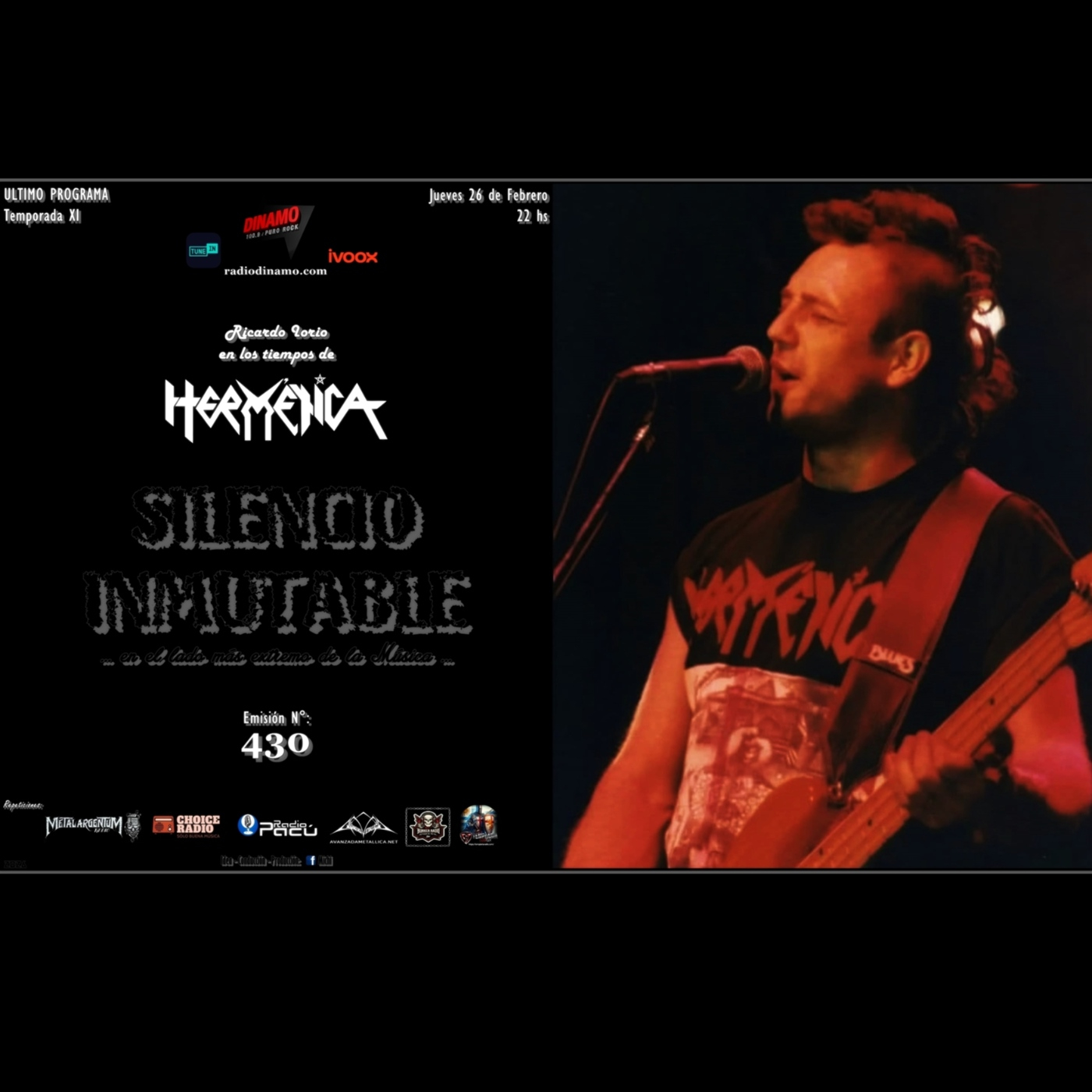 SILENCIO INMUTABLE - Emisión Nº 430. Ultima emisión ciclo 2025 (Temporada N°11). episode artwork