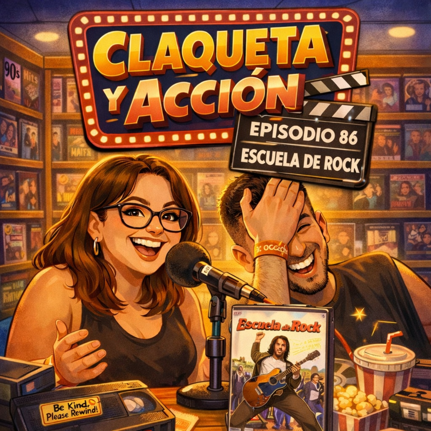 Claqueta y accion episodio 86. Escuela de rock