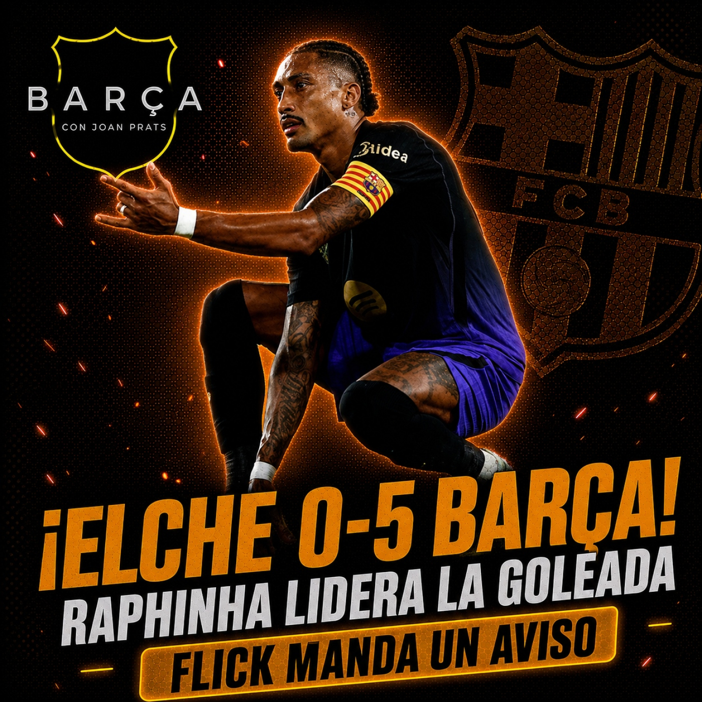   ELCHE 0-5 BARÇA: ¡ESTE EQUIPO DA MIEDO! FLICK HA CREADO UNA MÁQUINA episode artwork