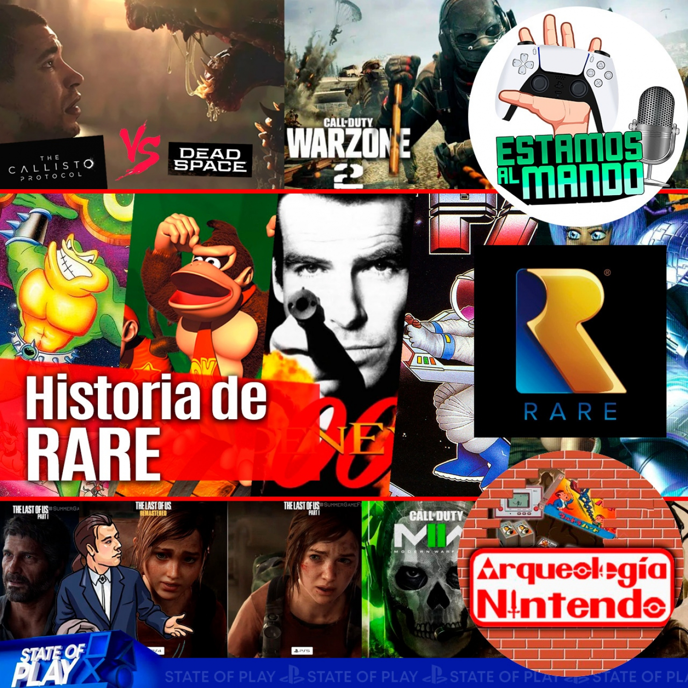 EAM 4-38 Historia de Rare, TLOU remake innecesario?, Callisto Protocol y Dead Space son lo mismo