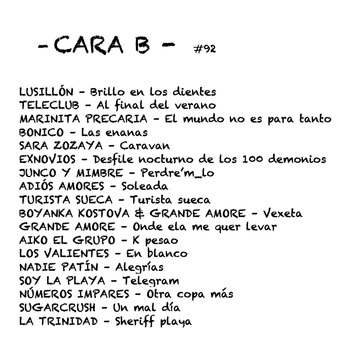 Cara B - 092