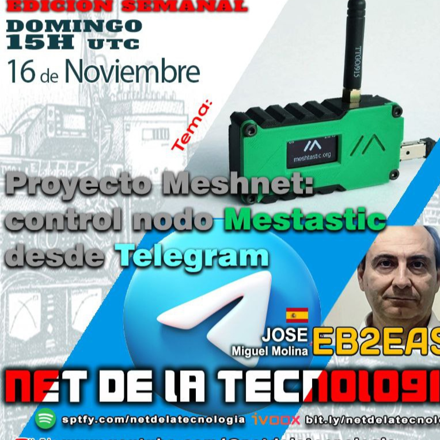 #507 Meshbot control nodo meshtastic desde telegram por EB2EAS Jose Miguel episode artwork