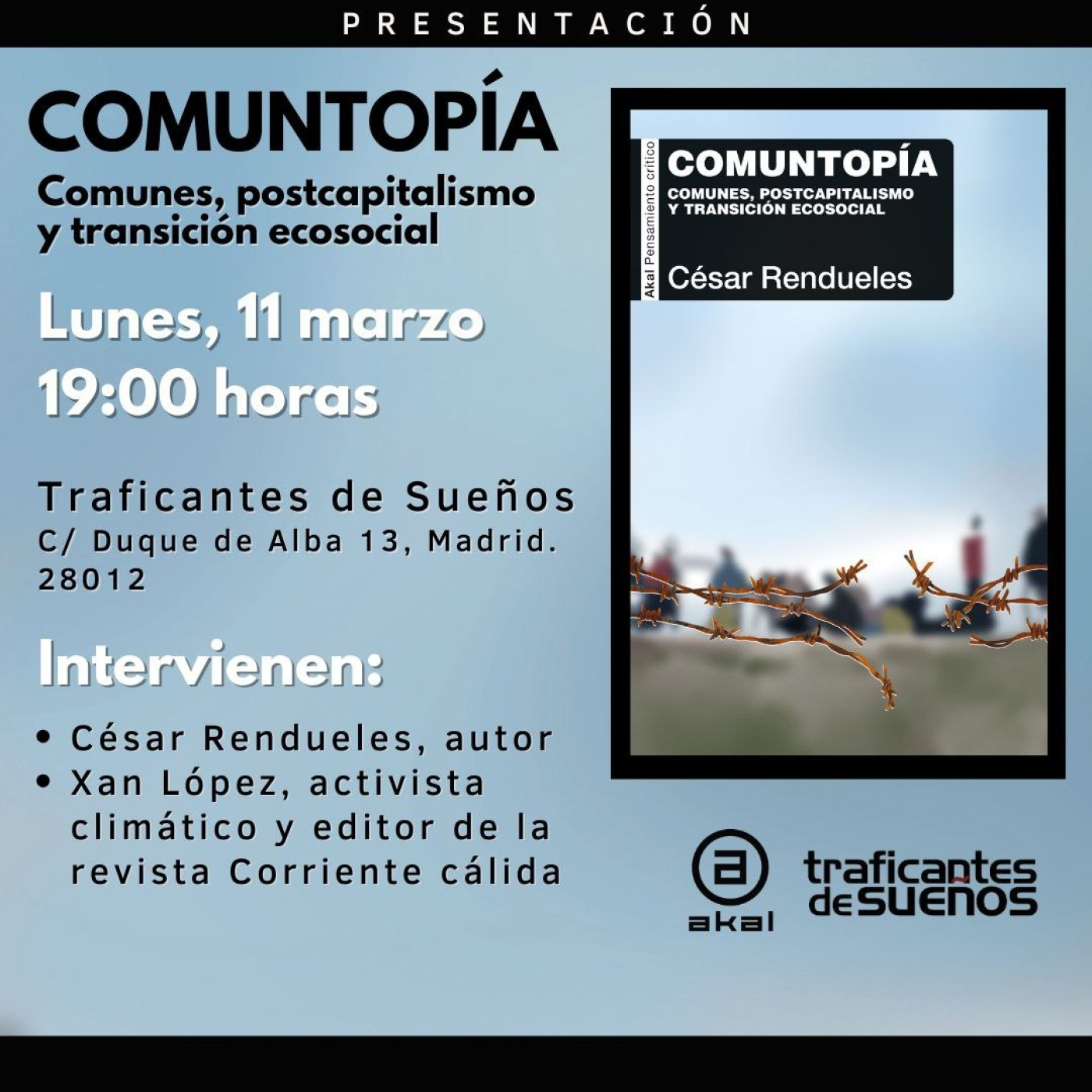 Presentación del libro Comuntopía. Comunes, postcapitalismo y transición ecosocial episode artwork