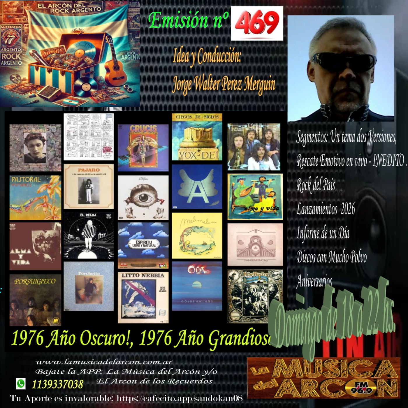 El Arcon del Rock Argento - Emision nº 469 - Los Discos de 1976 1ra-Parte episode artwork