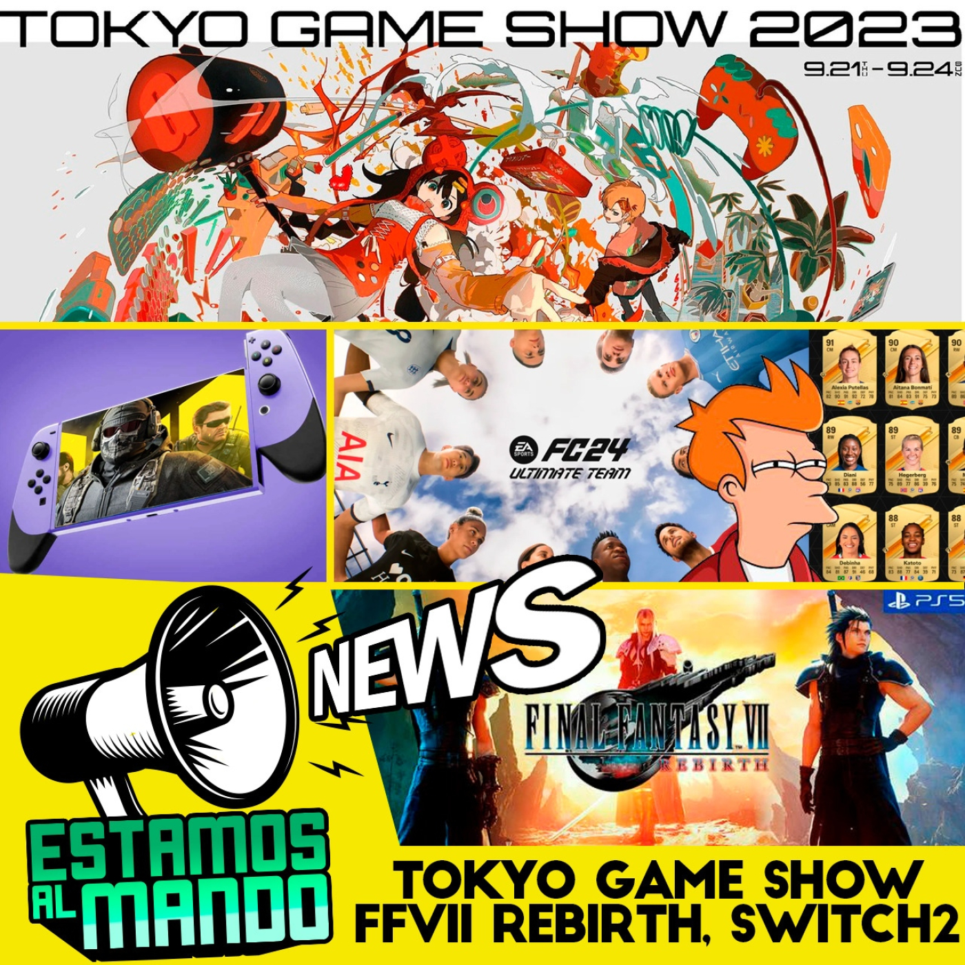 EAM 6-9 Noticias, resumen del TGS, FF7 Rebirth detalles, Switch 2 está cerca