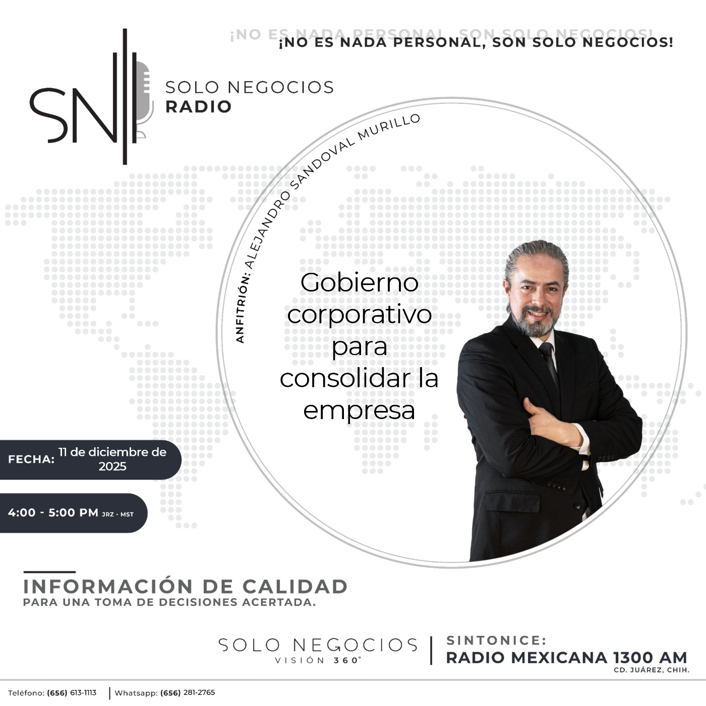 [SNR-11/12/2025] Gobierno corporativo para consolidar la empresa