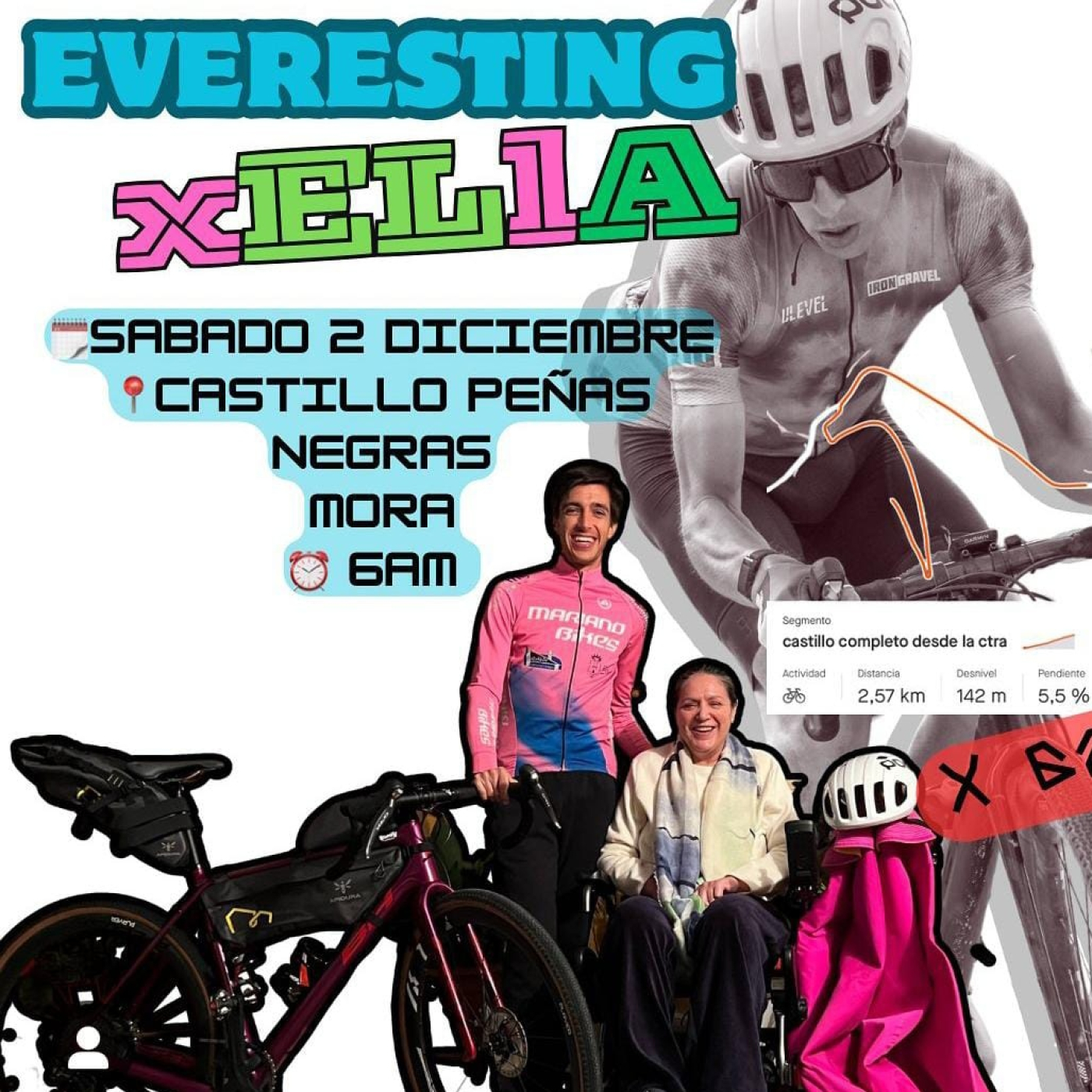 Ángel Téllez subirá en bici al Castillo Peñas Negras 63 veces para recaudar fondos contra la ELA episode artwork