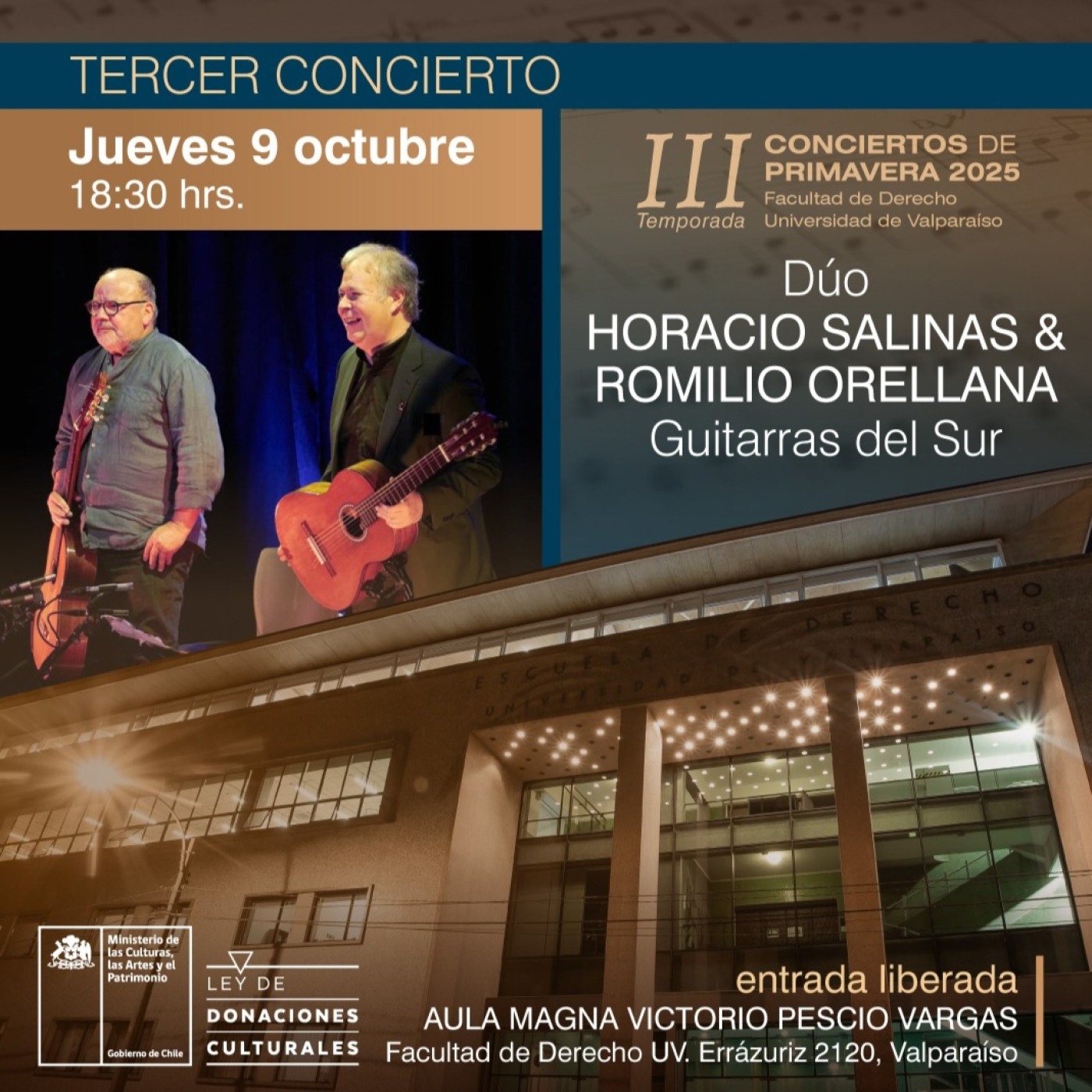 HORACIO SALINAS Y ROMILIO ORELLANA TRAEN “GUITARRAS DEL SUR” A VALPARAÍSO episode artwork