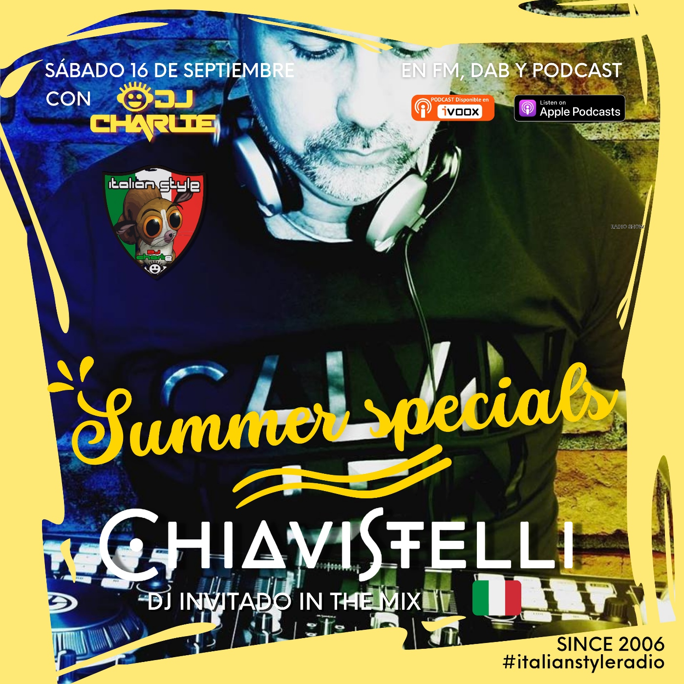 ITALIAN STYLE radio show 899 16-09-2023 episode artwork