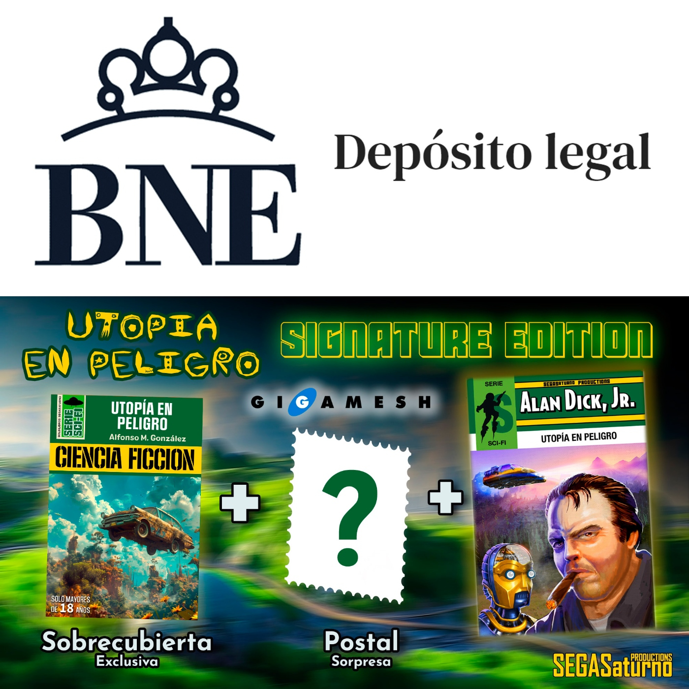 ESPECIAL - Tramitar el depósito legal de tus libros y preventa de «Utopía en peligro»