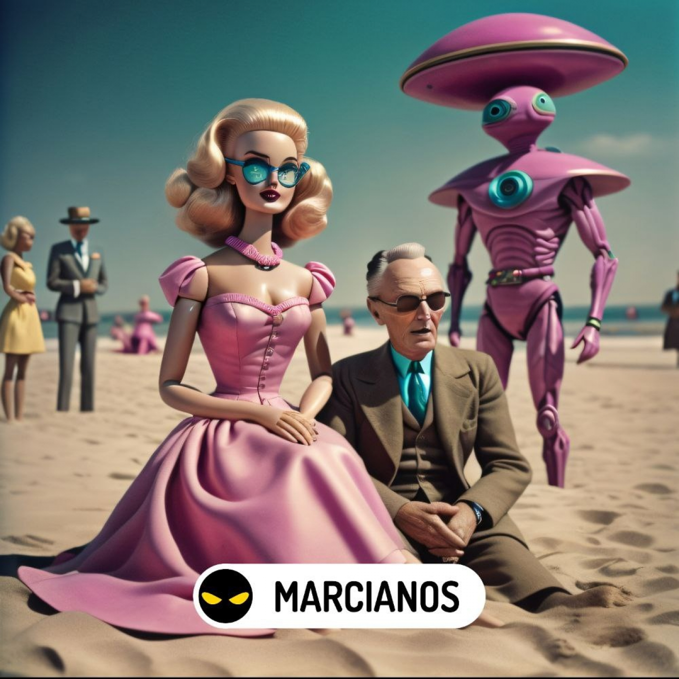 Marcianos en un Tren