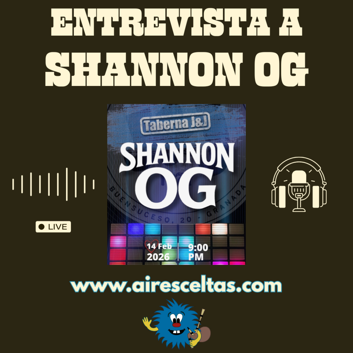 Aires Celtas 07-02-2026 - ENTREVISTA A SHANNON OG episode artwork
