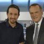 Entrevista de Pedro Piqueras a Pablo Iglesias en Tele 5