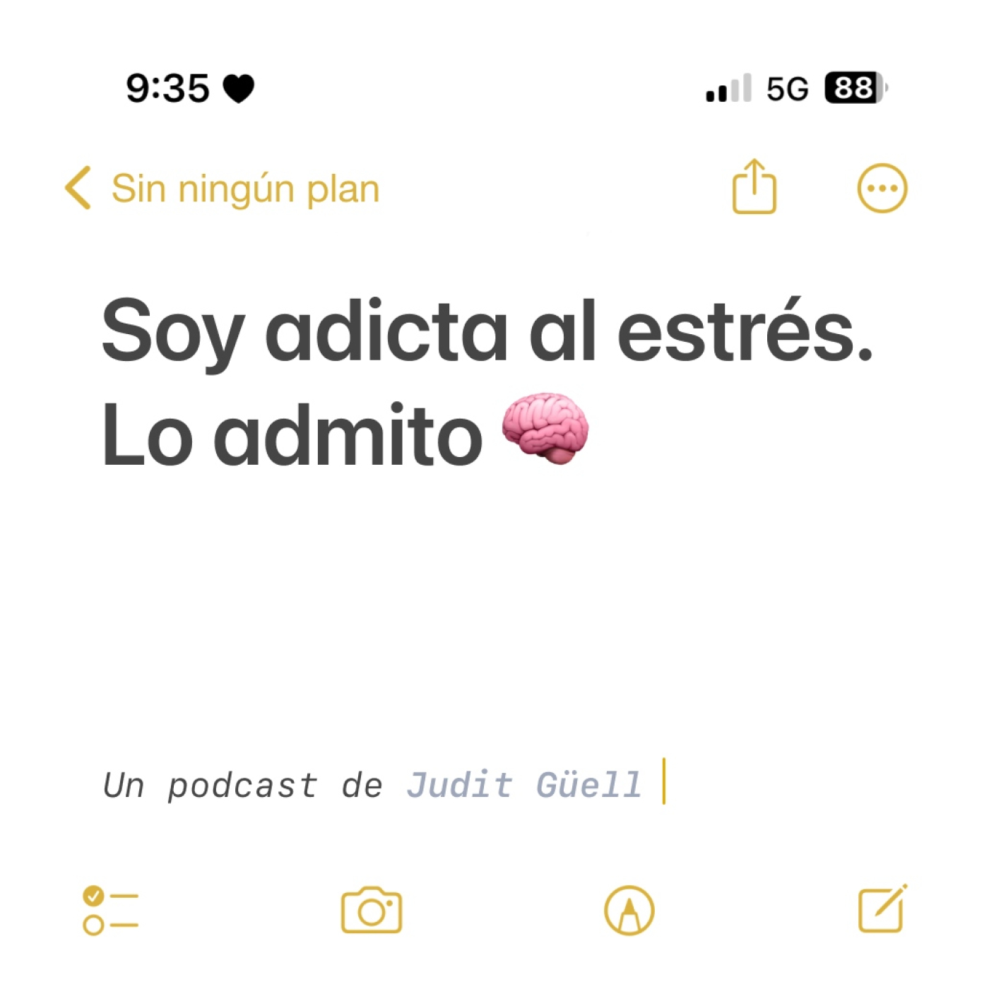 Sin ningún plan