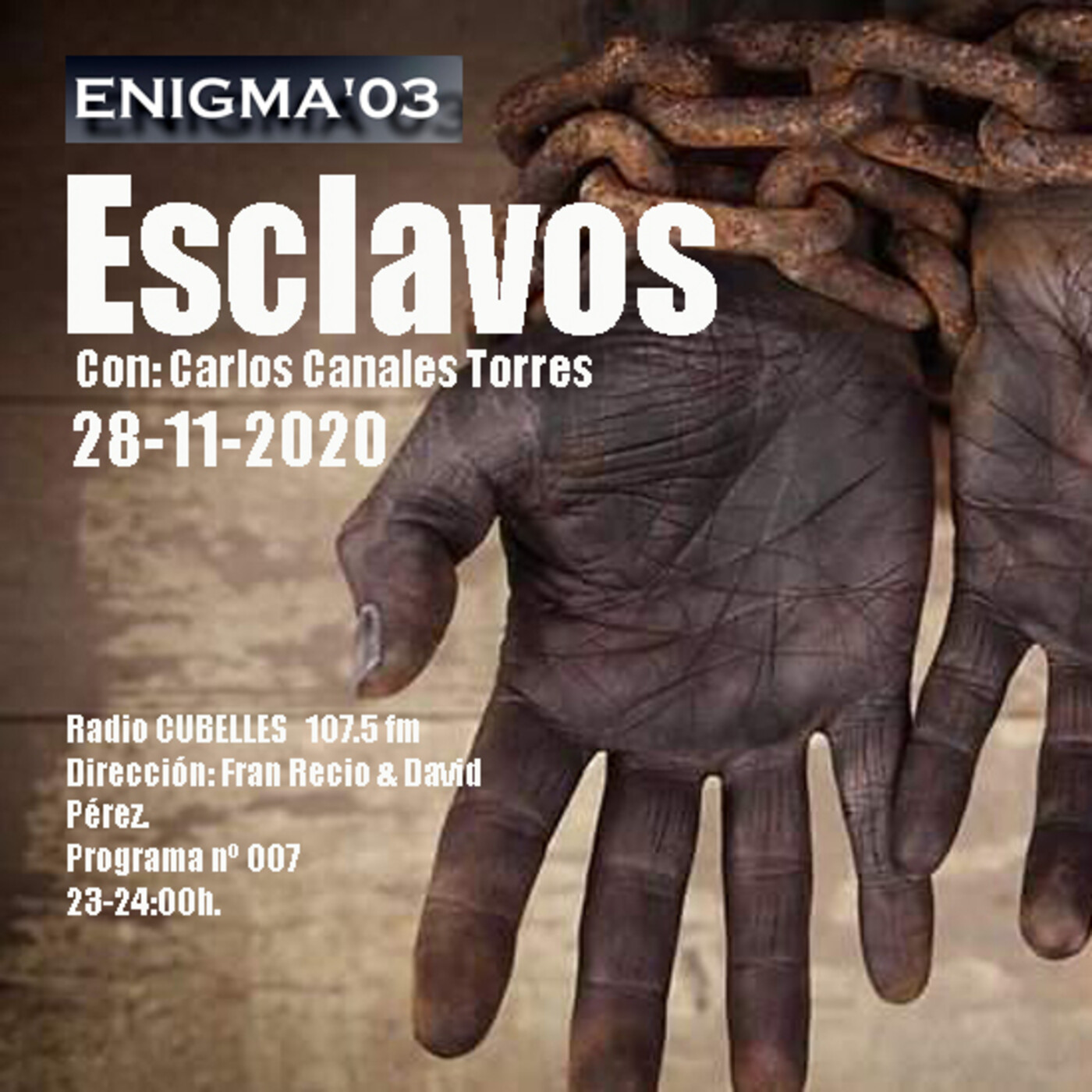 Podcast ENIGMA 03 Radio con Fran Recio.
