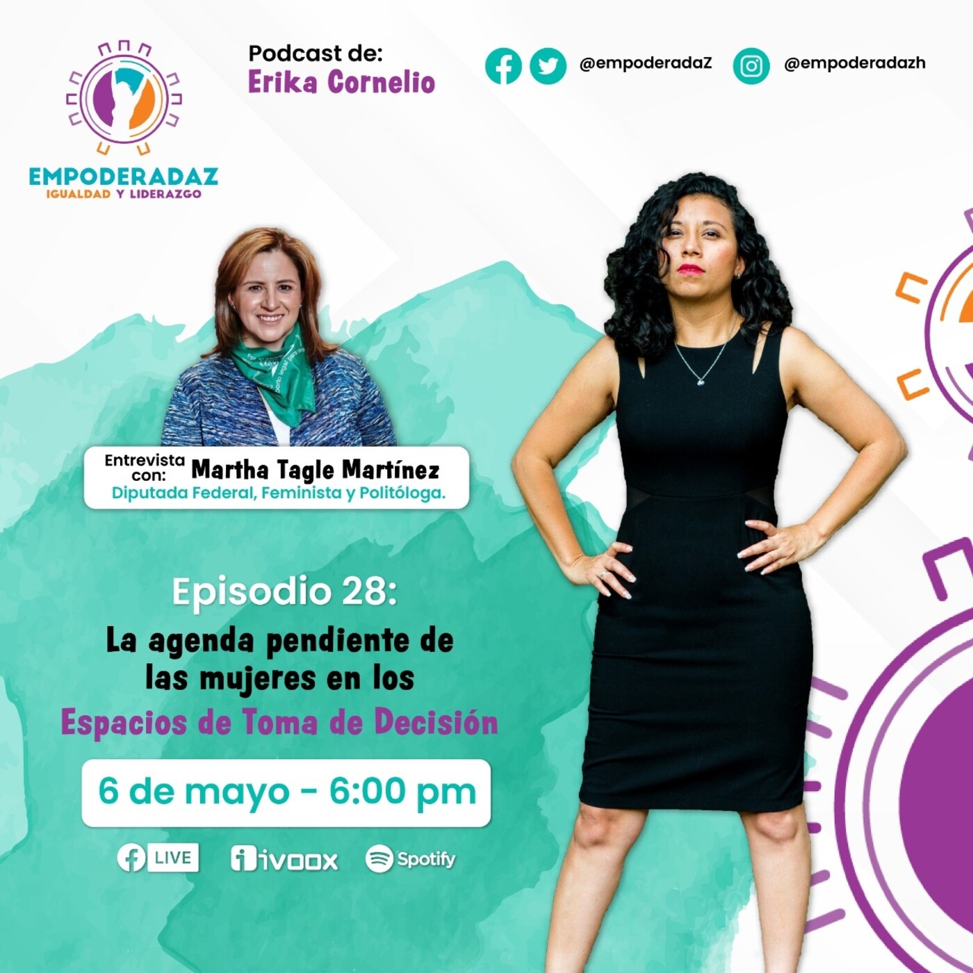 EmpoderadaZ. El Podcast de Erika Cornelio