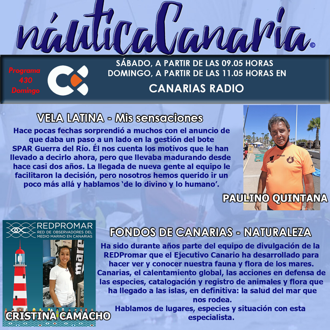 Náutica Canaria Radio.- Programa 430, domingo 27junio2021, emitido en Canarias Radio episode artwork
