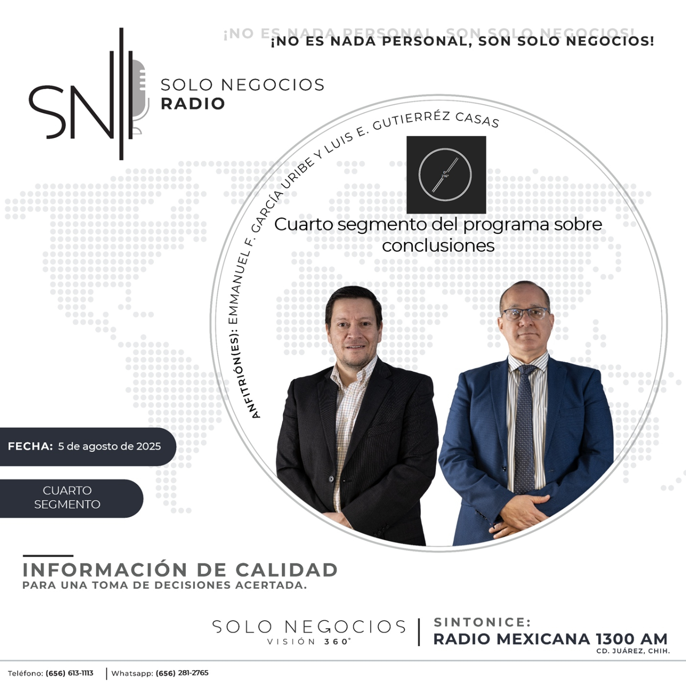 [SNR] Cuarto segmento de Solo Negocios Radio del 5 de agosto de 2025 episode artwork