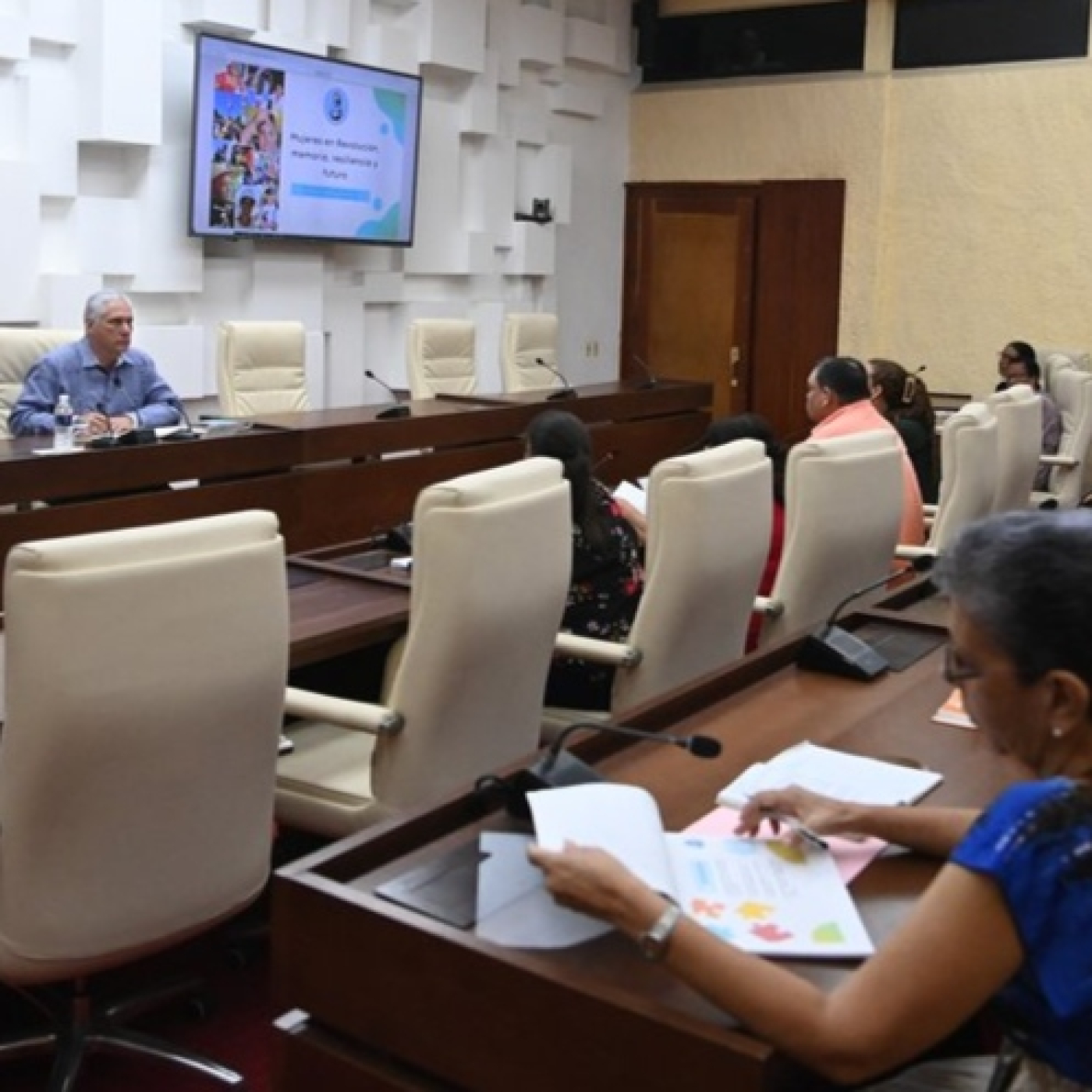 Díaz-Canel convoca a la Federación de Mujeres Cubanas a protagonizar la transformación de los barrios episode artwork