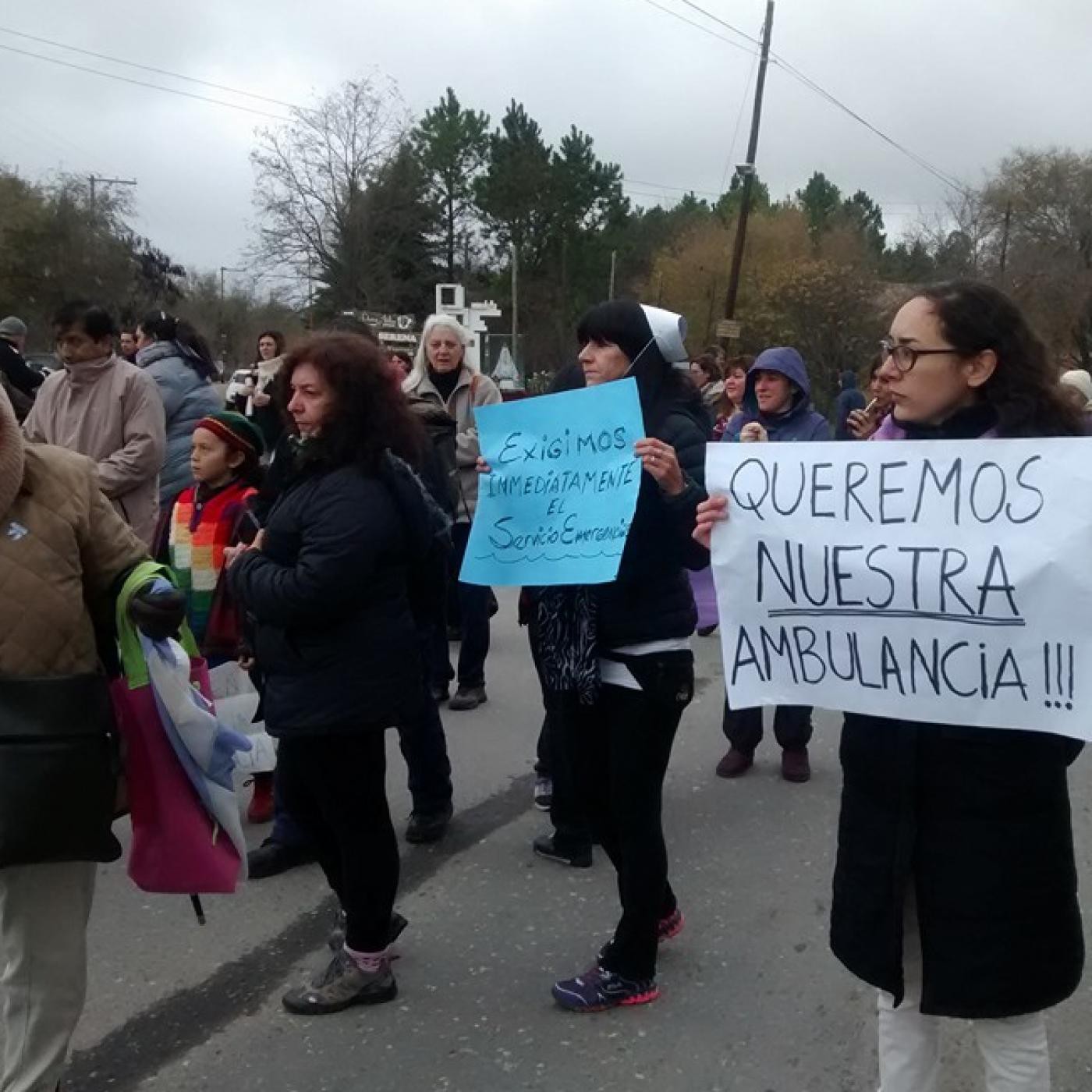 Corte de ruta en San Antonio de Arredondo