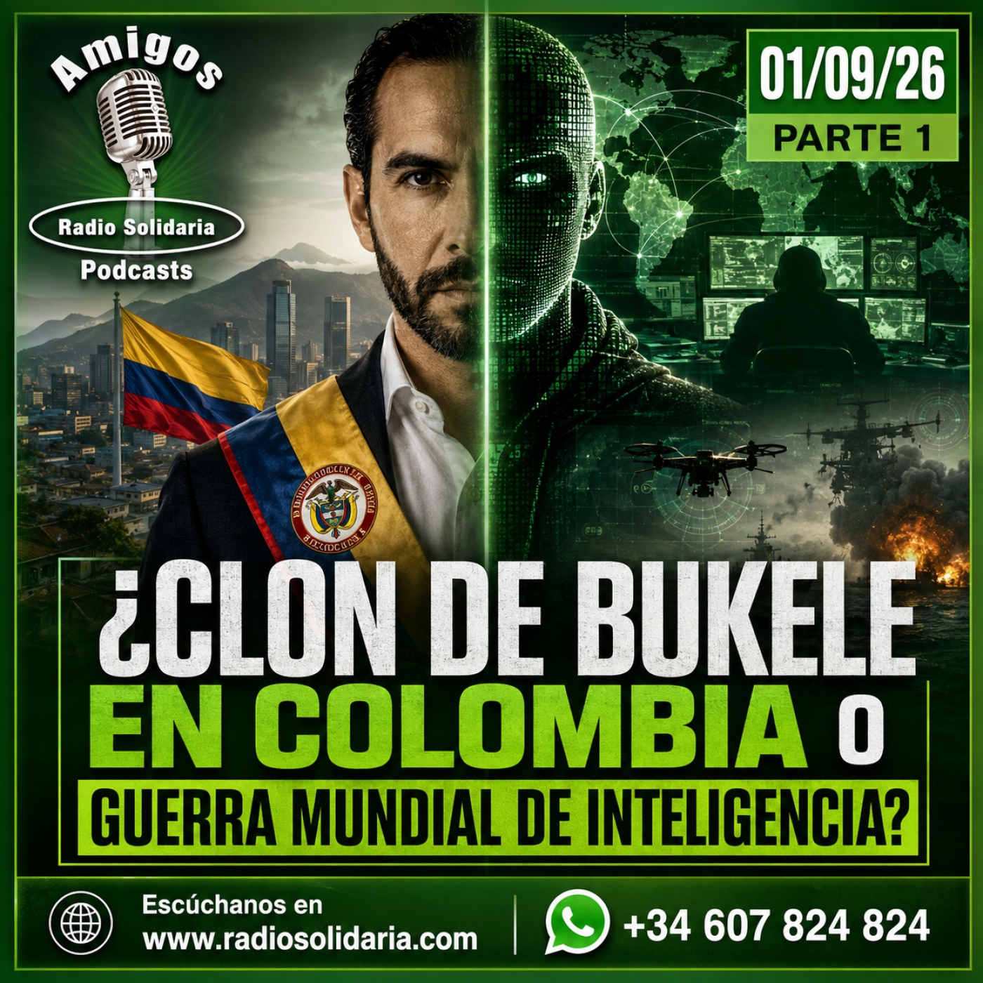 ¿Clon de Bukele en Colombia o Guerra Mundial de Inteligencia? | Amigos 01/09/26 P1