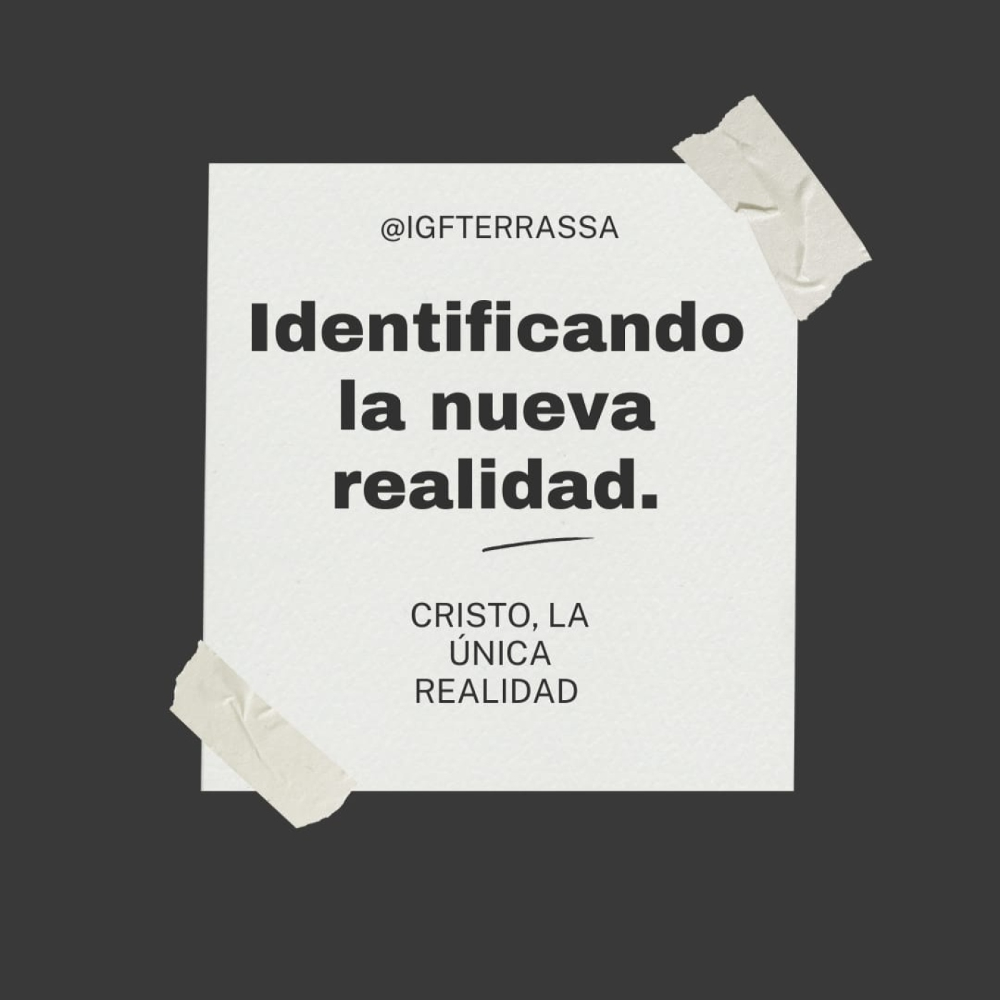 Identificando la nueva realidad (Cristo La Única Realidad 7) - Pastor Kenneth Solá episode artwork