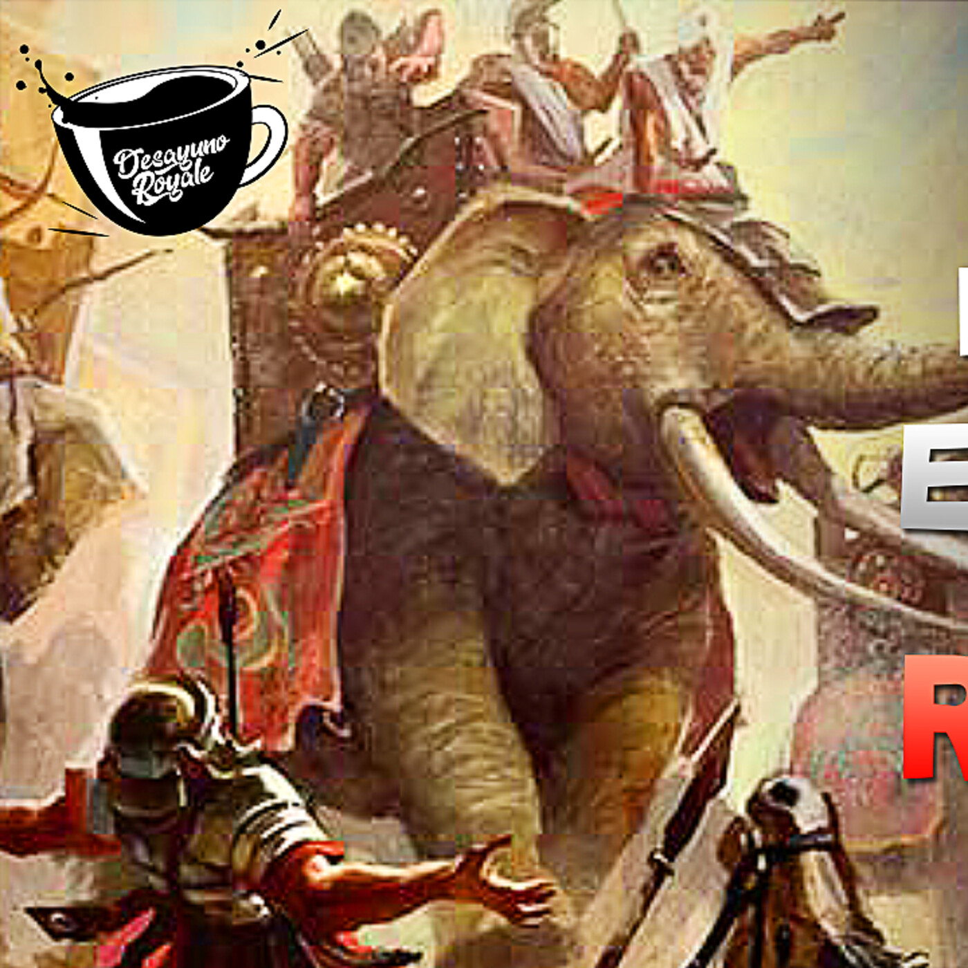 ELEFANTES de GUERRA contra las LEGIONES ROMANAS  ⚔️ Desayuno Royale