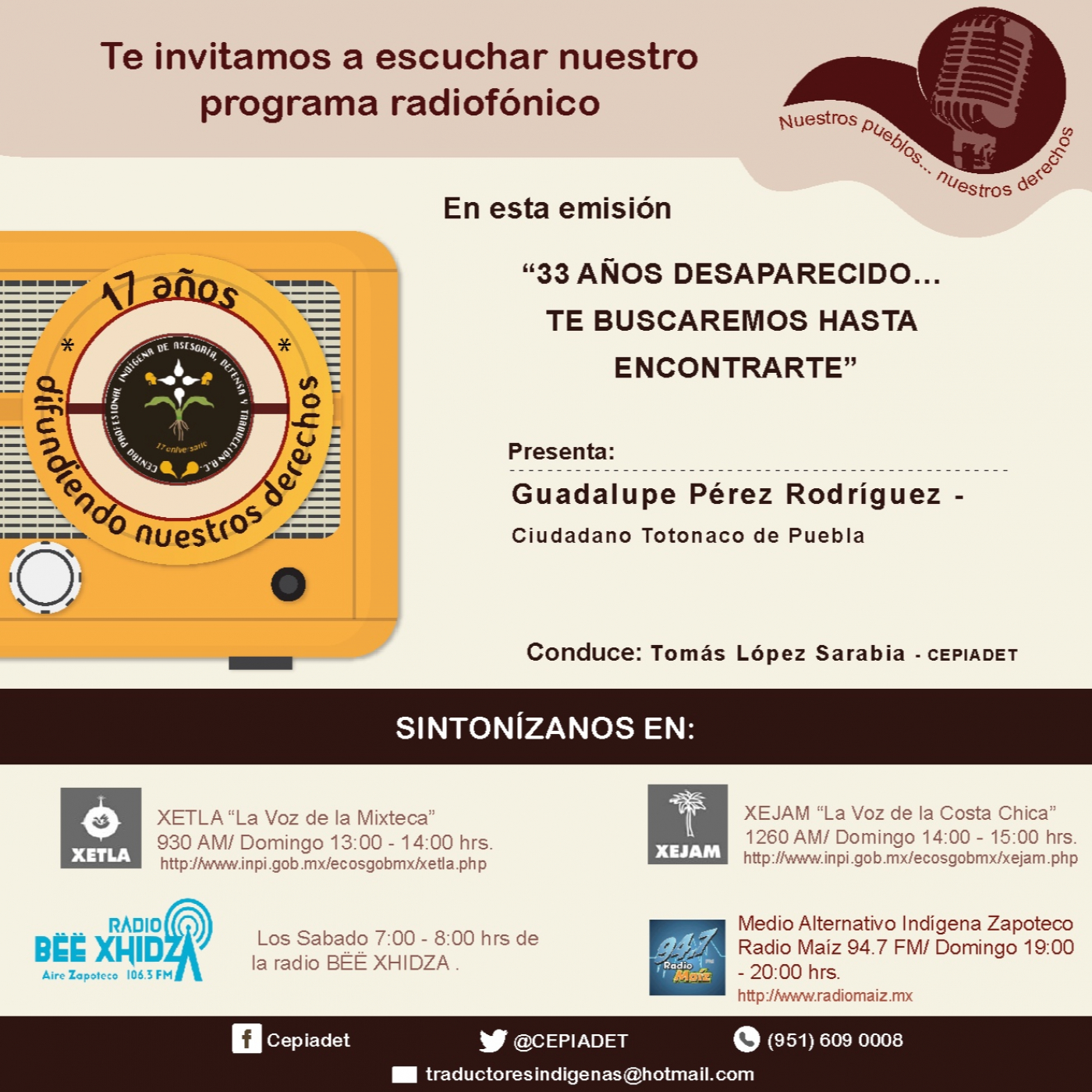 Nuestros Pueblos...Nuestros Derechos