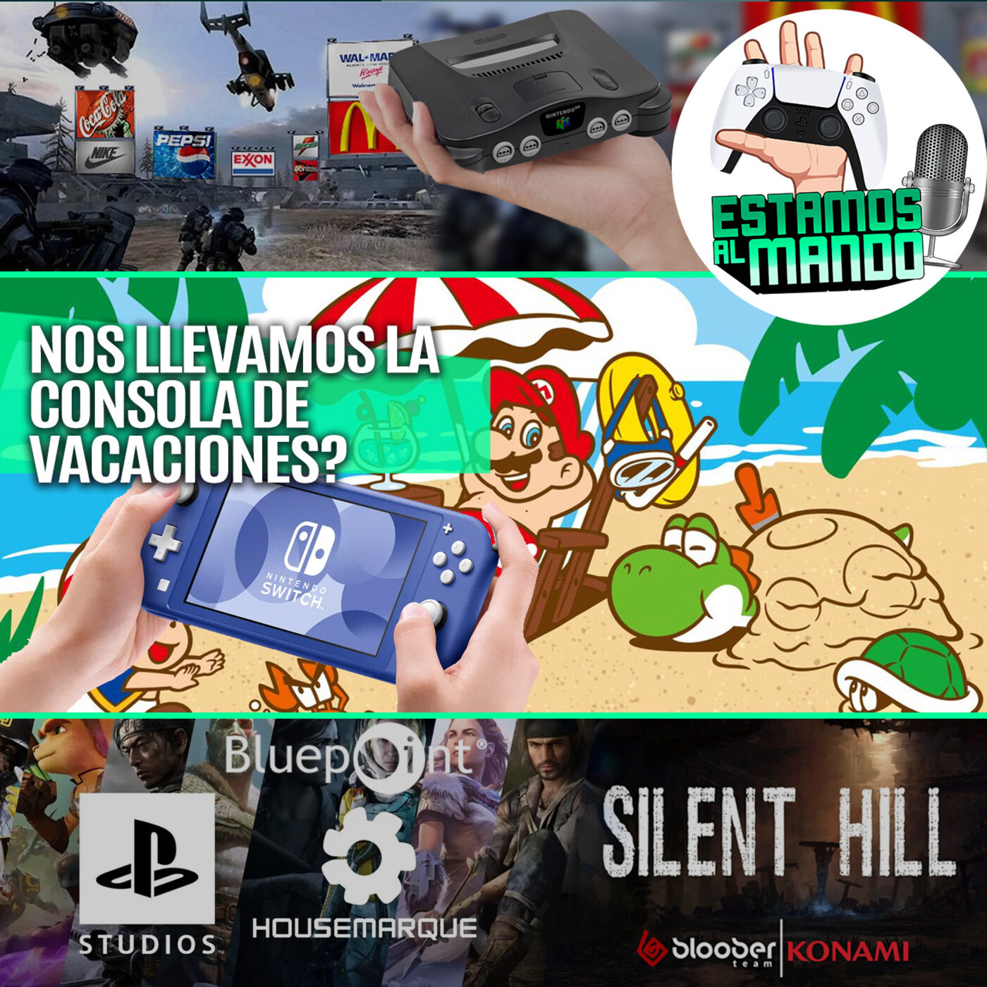 EAM 3-38 Nos llevamos la consola de vacaciones? Dos Silent Hill en desarrollo? Nintendo 64 mini?