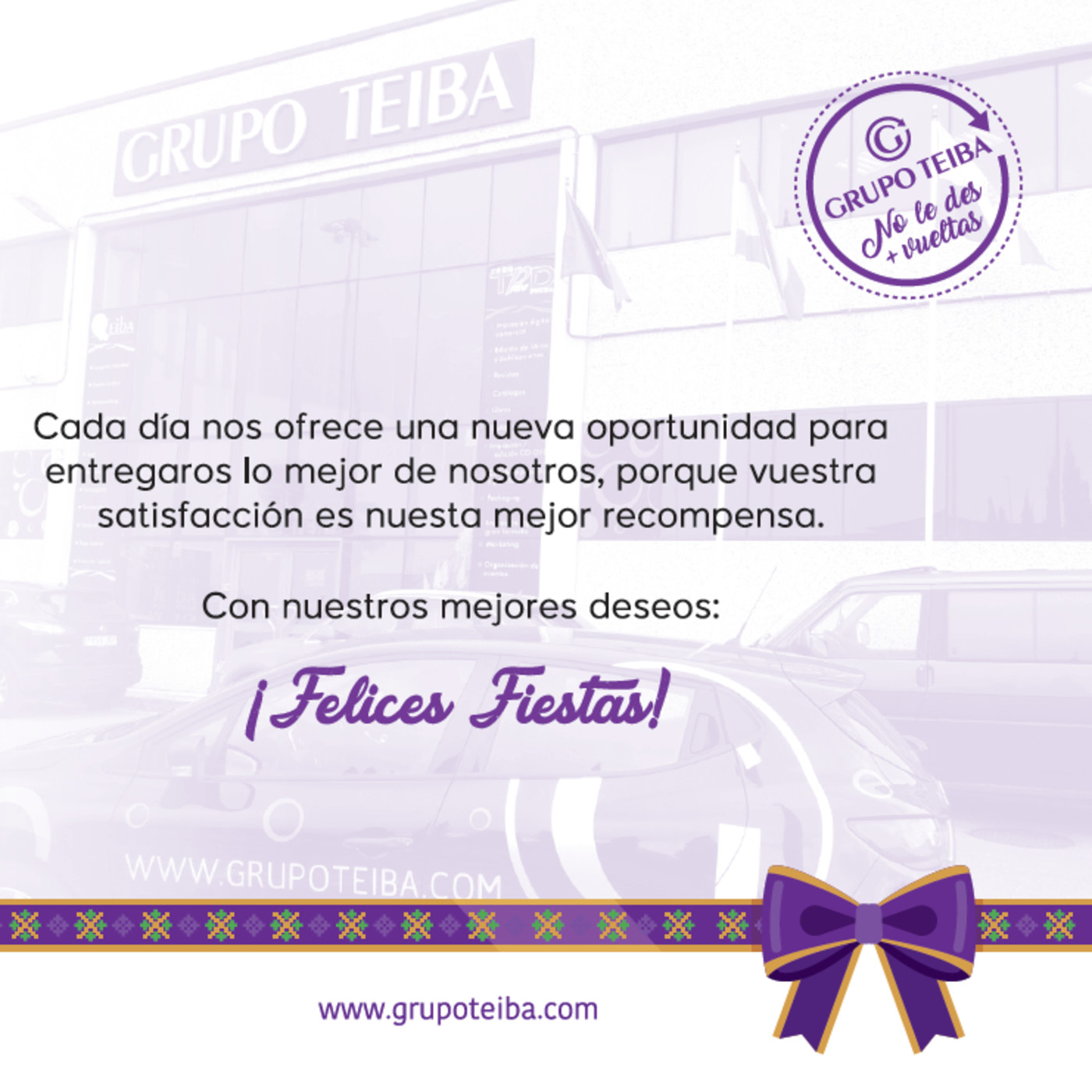 Teiba en Navidad con Claudio Acebo y Rebeca García