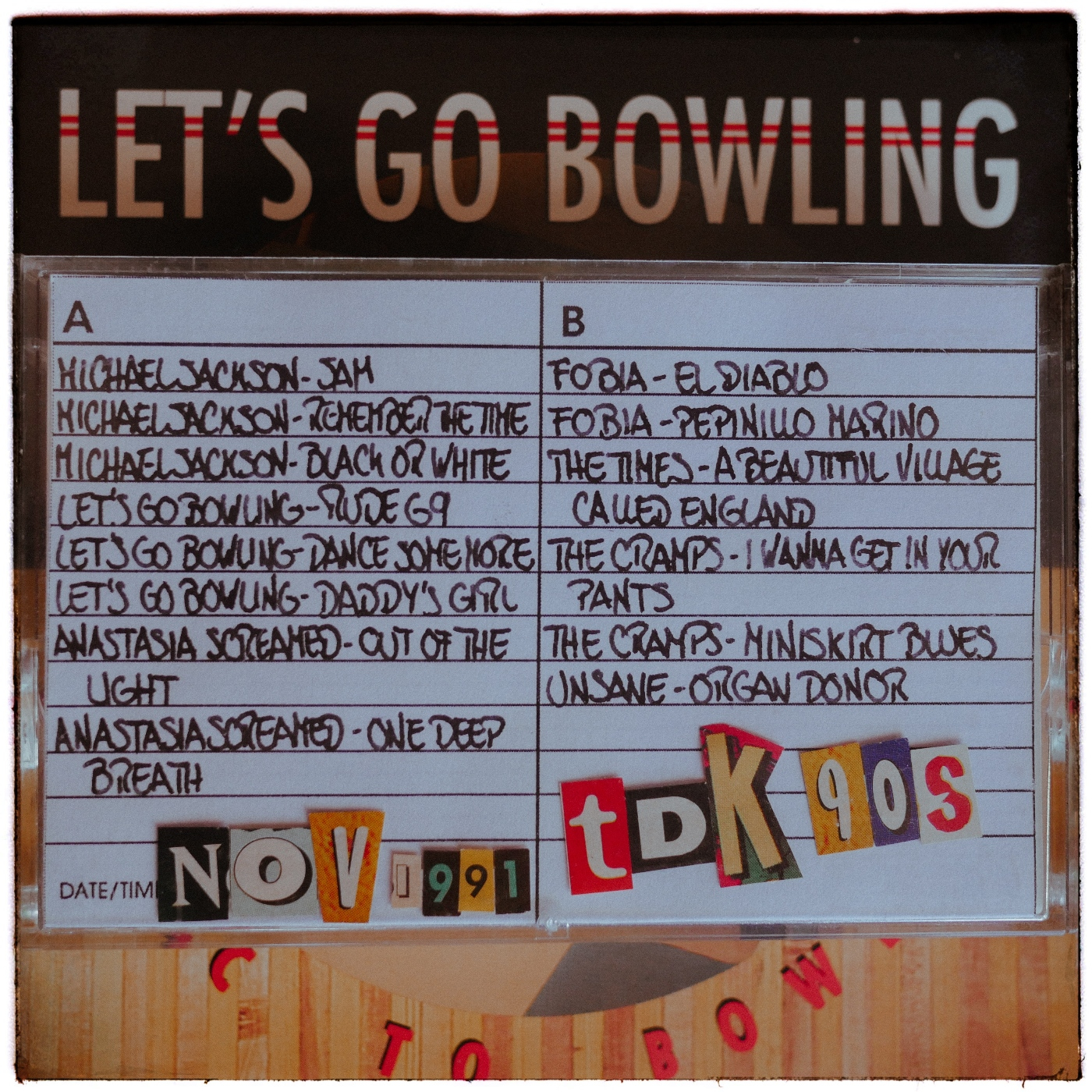 TDK 90s #87 - Noviembre 1991 (Michael Jackson - Let's Go Bowling - Fobia) episode artwork