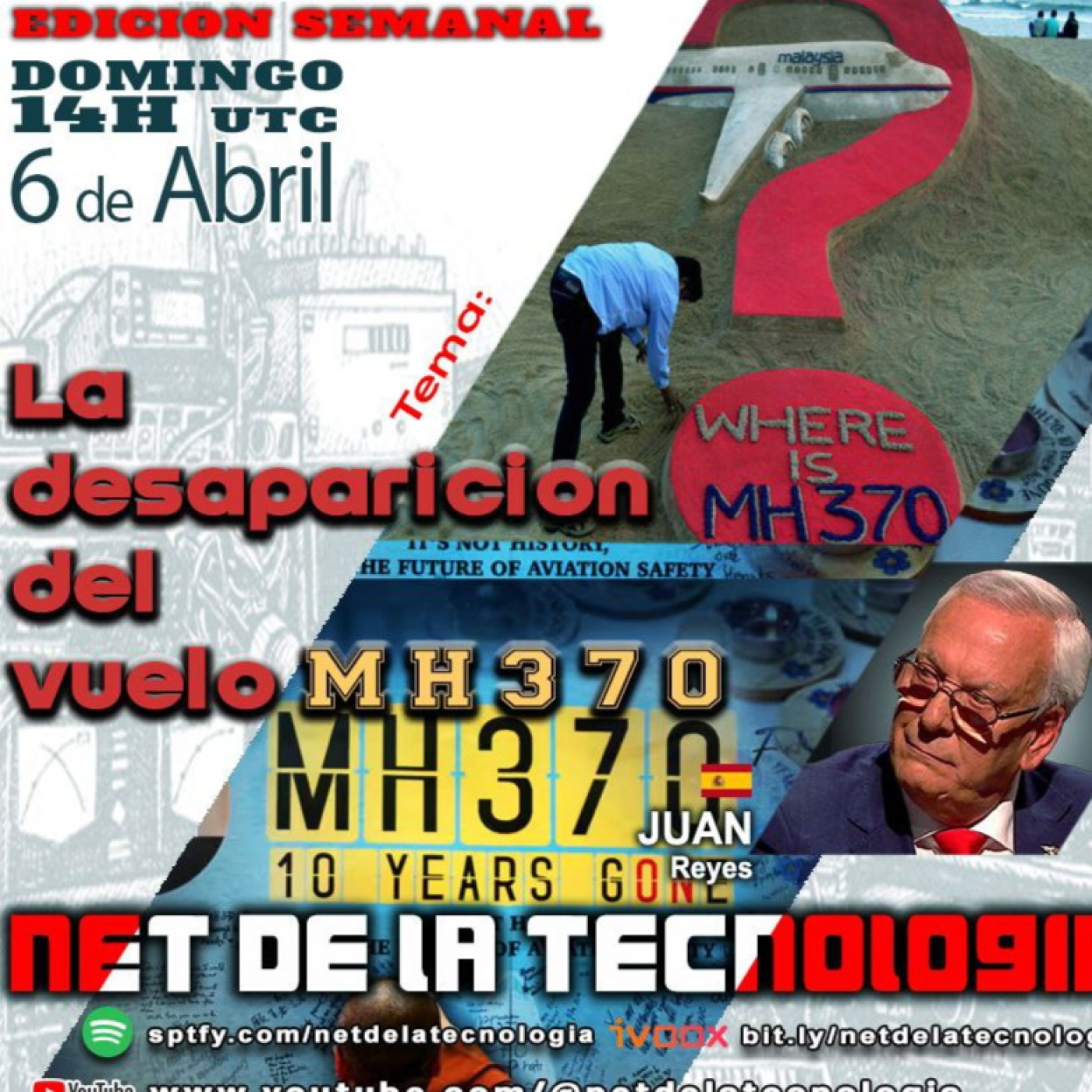 #487 La desaparicion del vuelo MH370 por Juan Reyes episode artwork