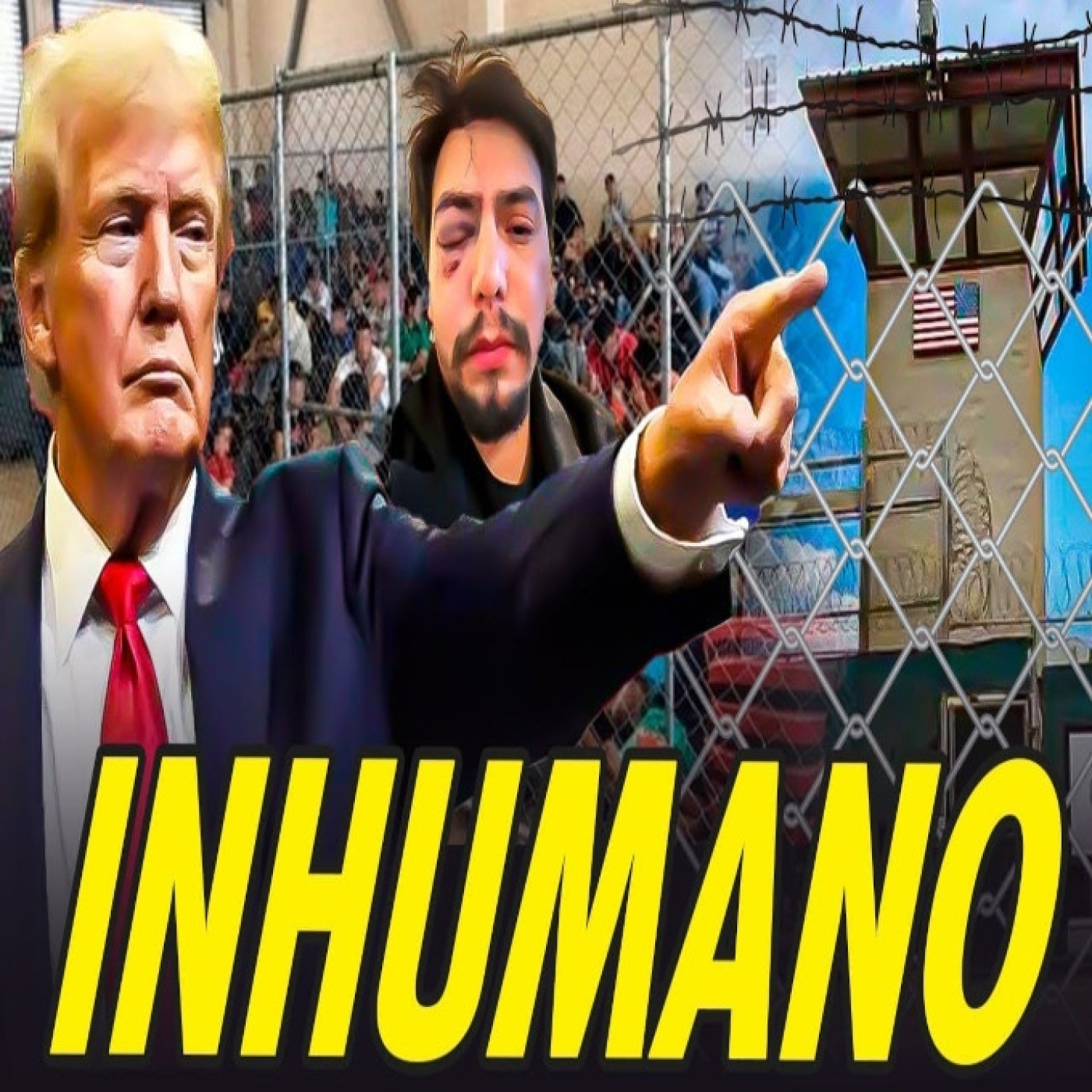 Delirio migratorio en guantánamo de donald trump