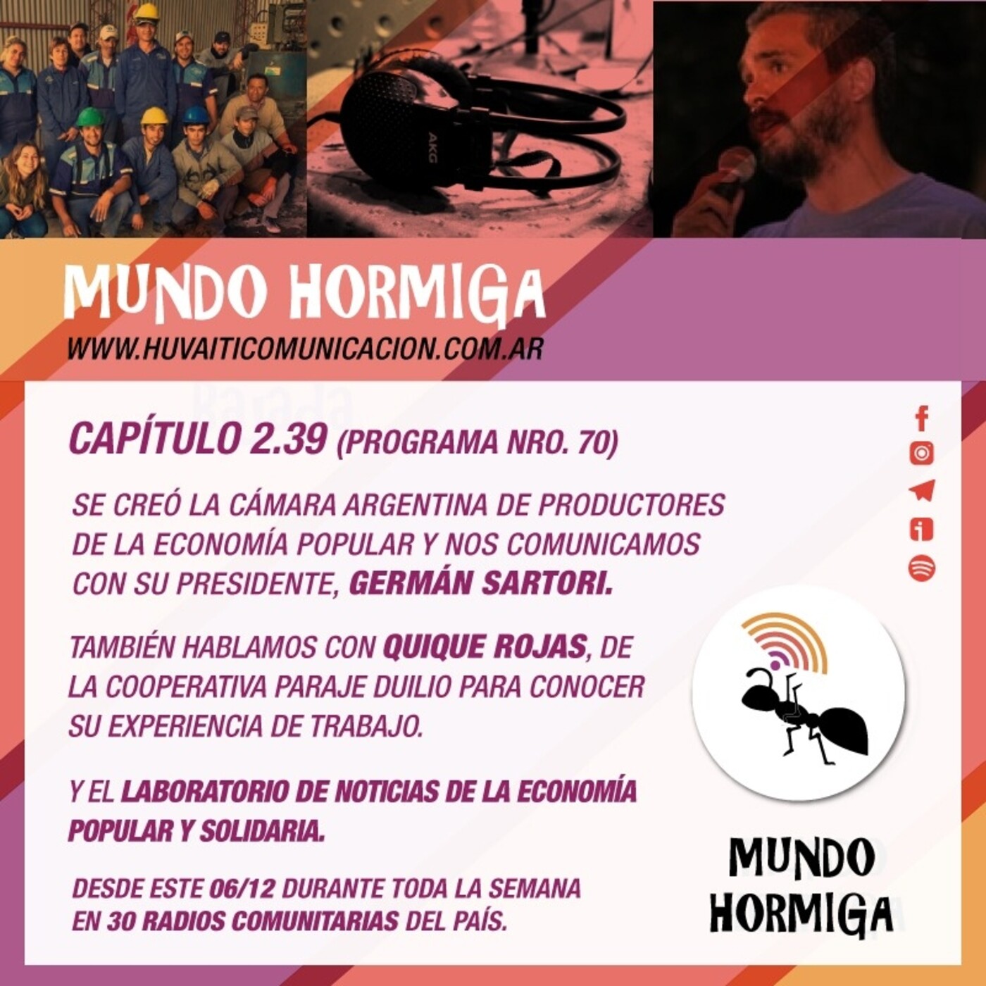 Mundo Hormiga 06 de diciembre de 2020 episode artwork