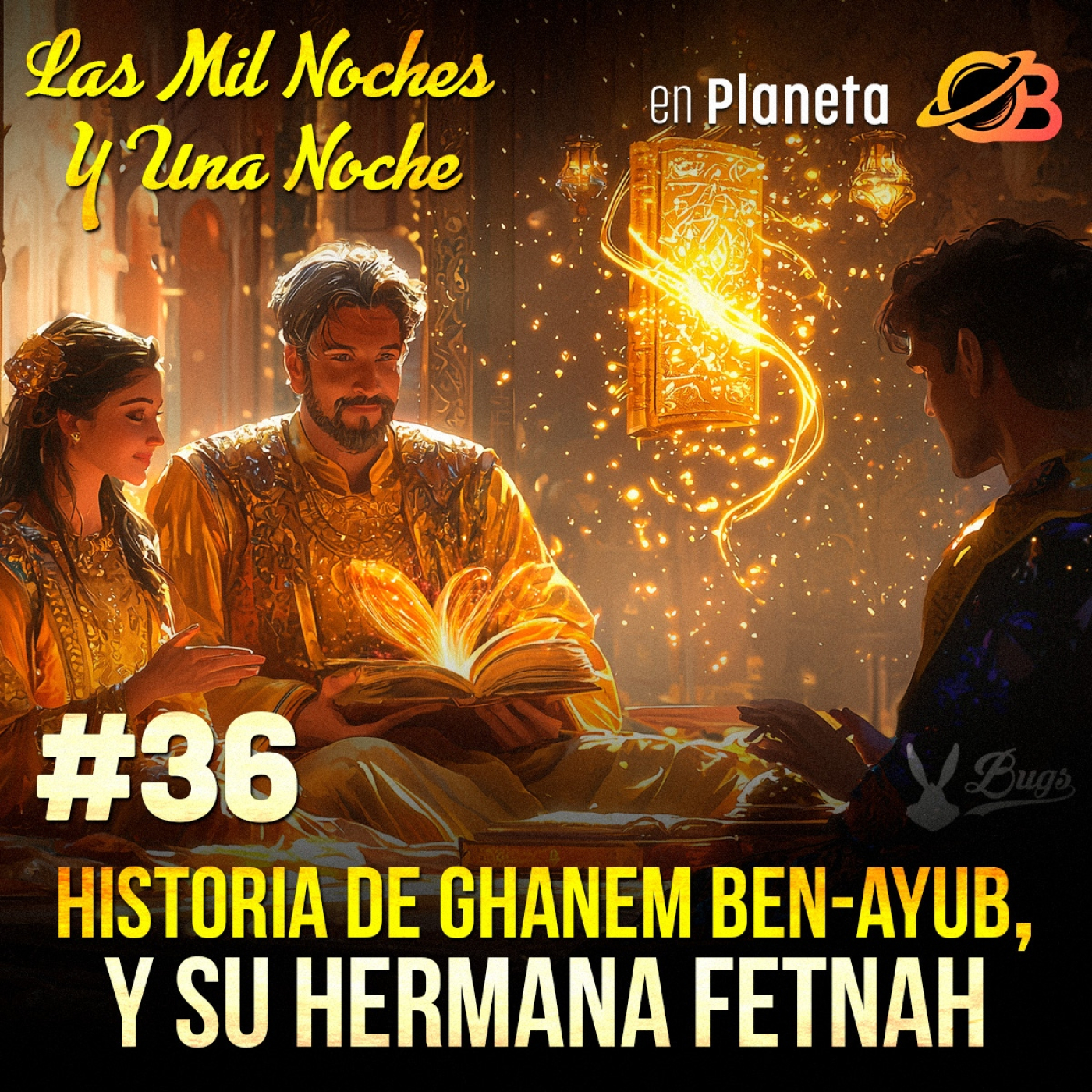 36°Noche. Fin Historia de Dulce-Amiga.- Historia de Ghanem Ben-Ayhub y su hermana Fetnah. episode artwork