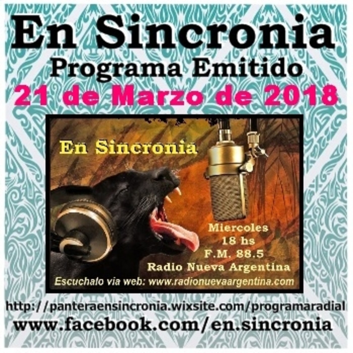 En Sincronia - 2018 Marzo 21 - Programa Radial Emitido episode artwork