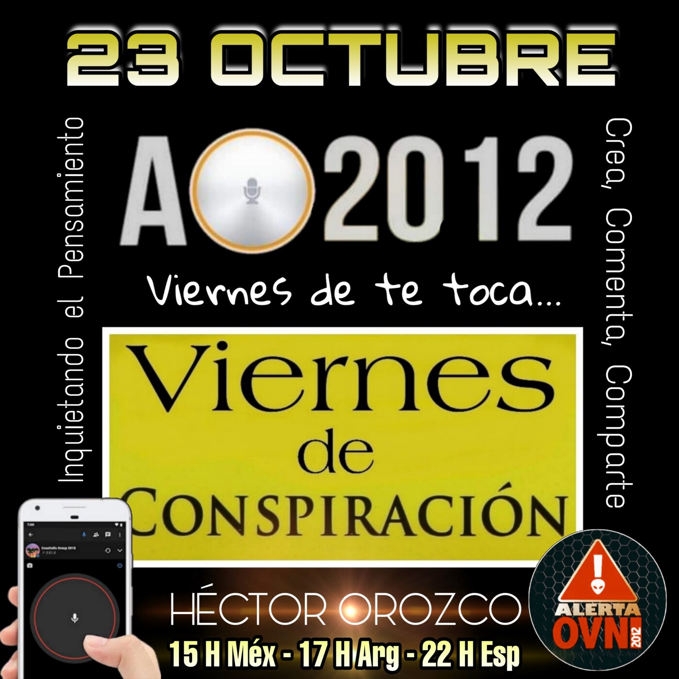 Podcast Alerta OvNi 2012 (Zello)