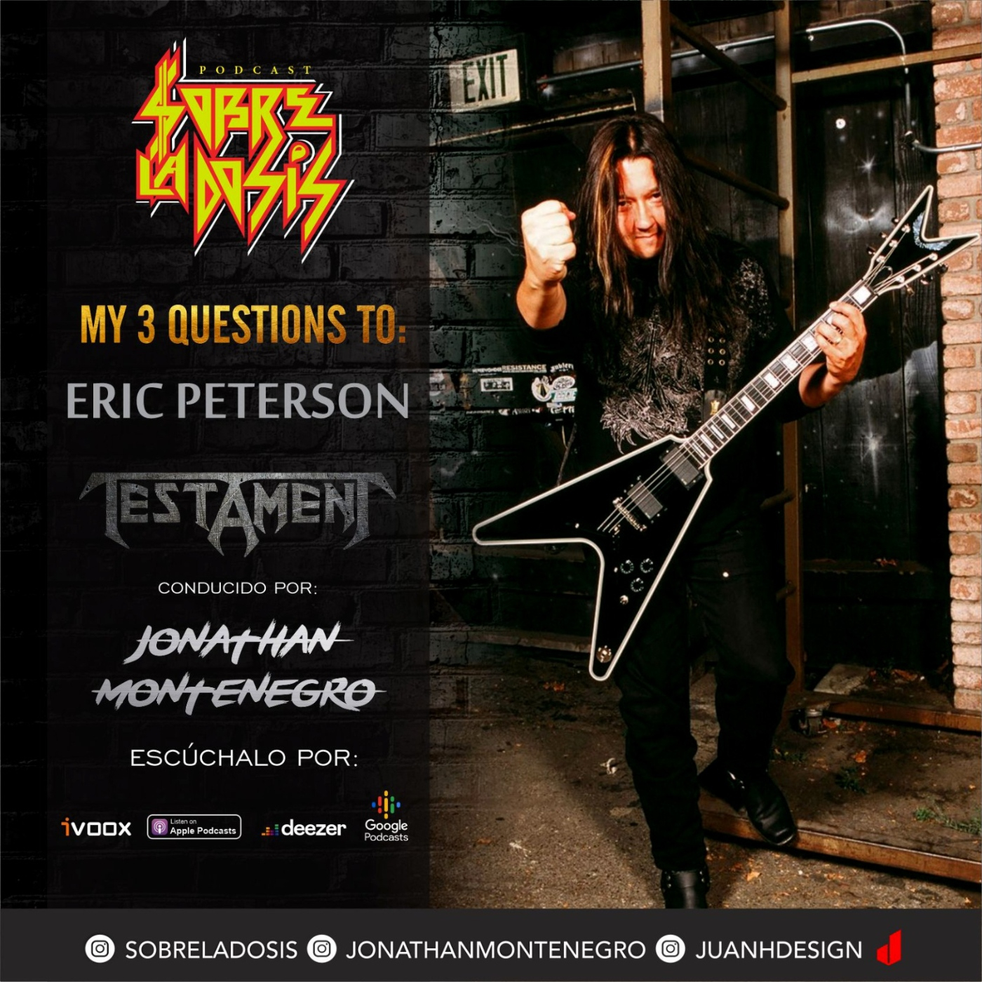 My 3 Questions To: Eric Peterson (Testament) episode artwork