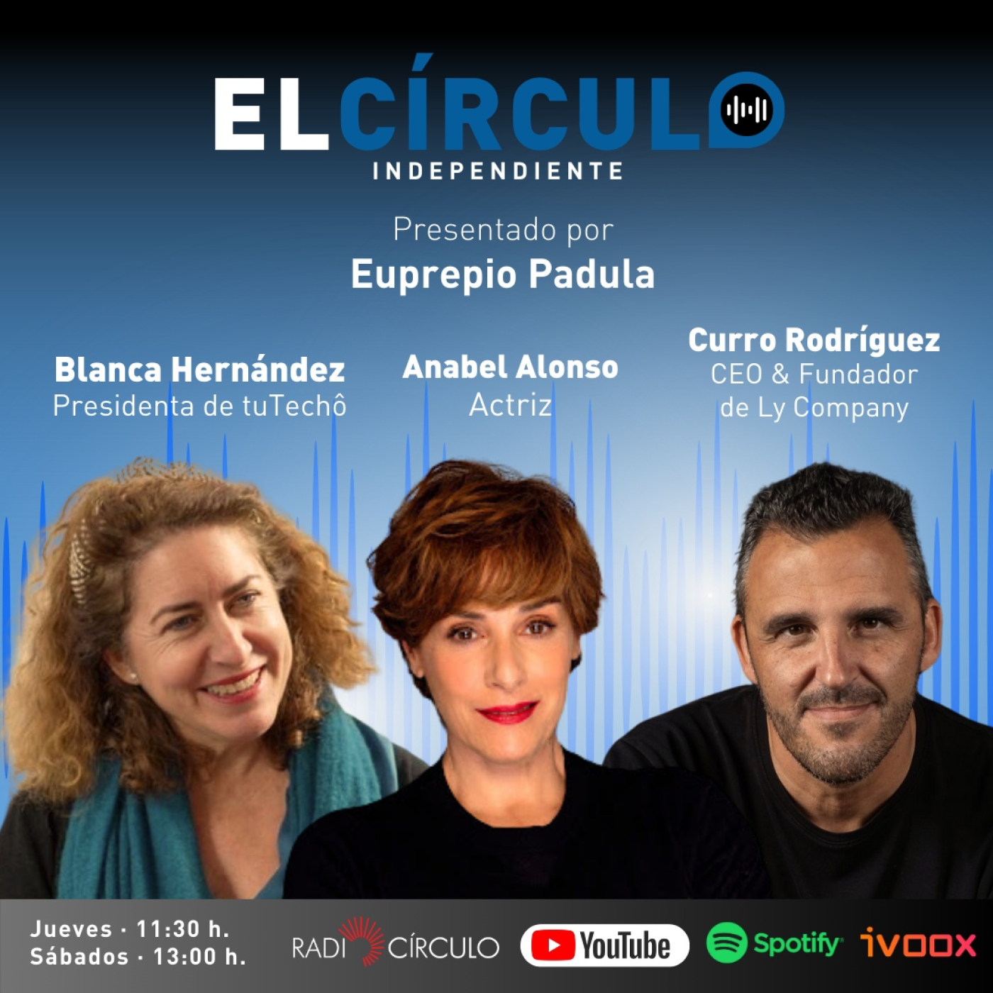 Programa 20: Anabel Alonso, Curro Rodríguez de Ly Company y Blanca Hernández de tuTechô episode artwork