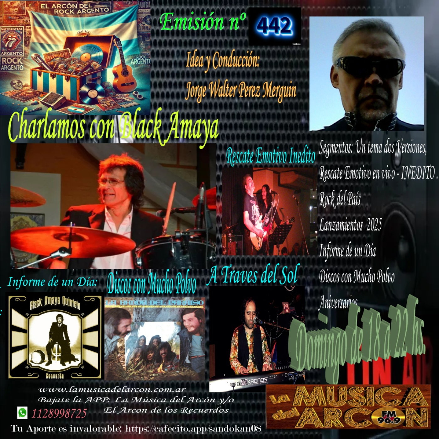 El Arcon del Rock Argento - Emision nº 442 - Entrevista Black Amaya episode artwork