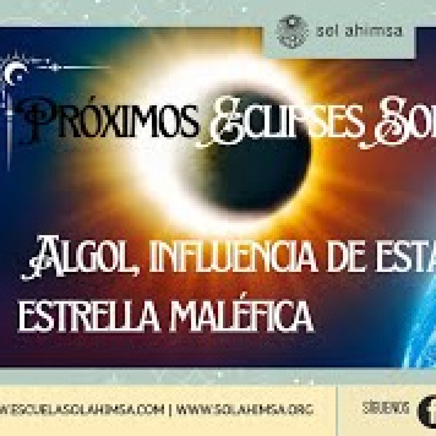 PRÓXIMOS ECLIPSES SOLAR Y LUNAR. ALGOL, LA INFLUENCIA DE ESTA ESTRELLA MALÉFICA episode artwork