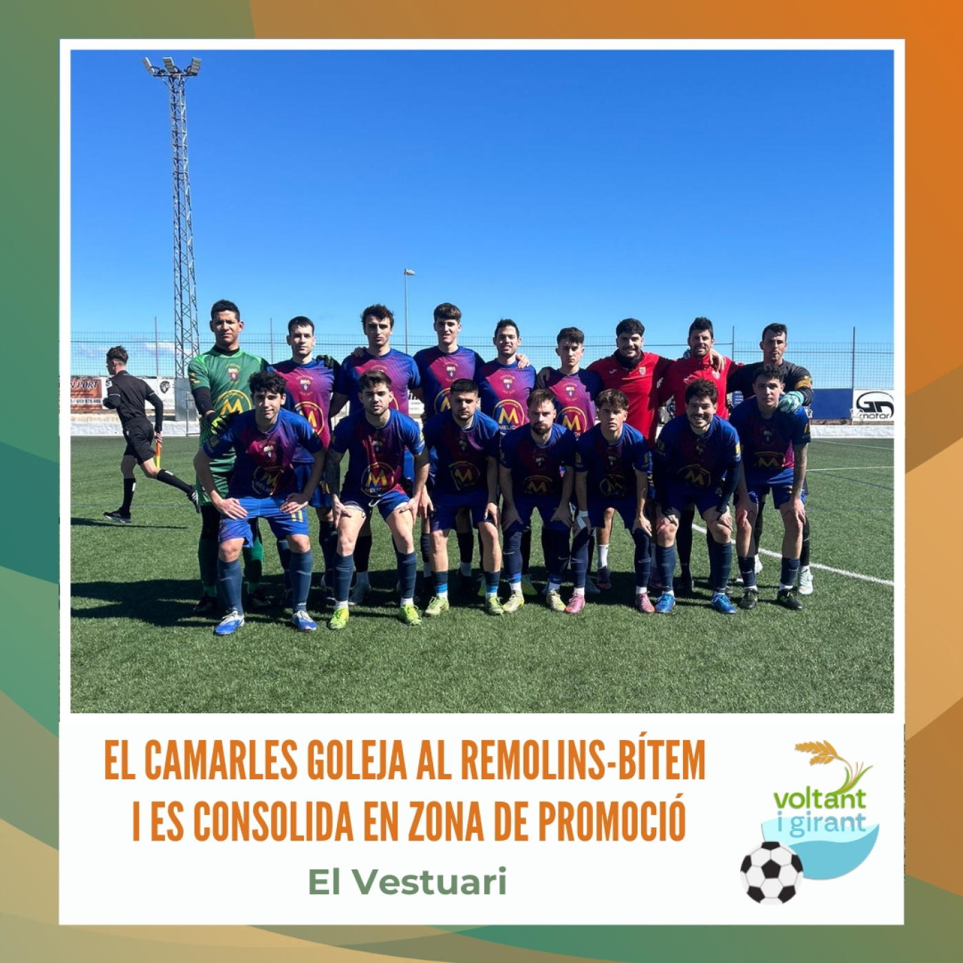 El Camarles goleja al Remolins-Bítem i es consolida en zona de promoció episode artwork
