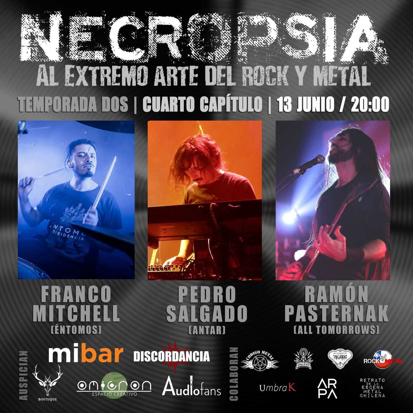 Necropsia al Extremo Arte del Rock y Metal